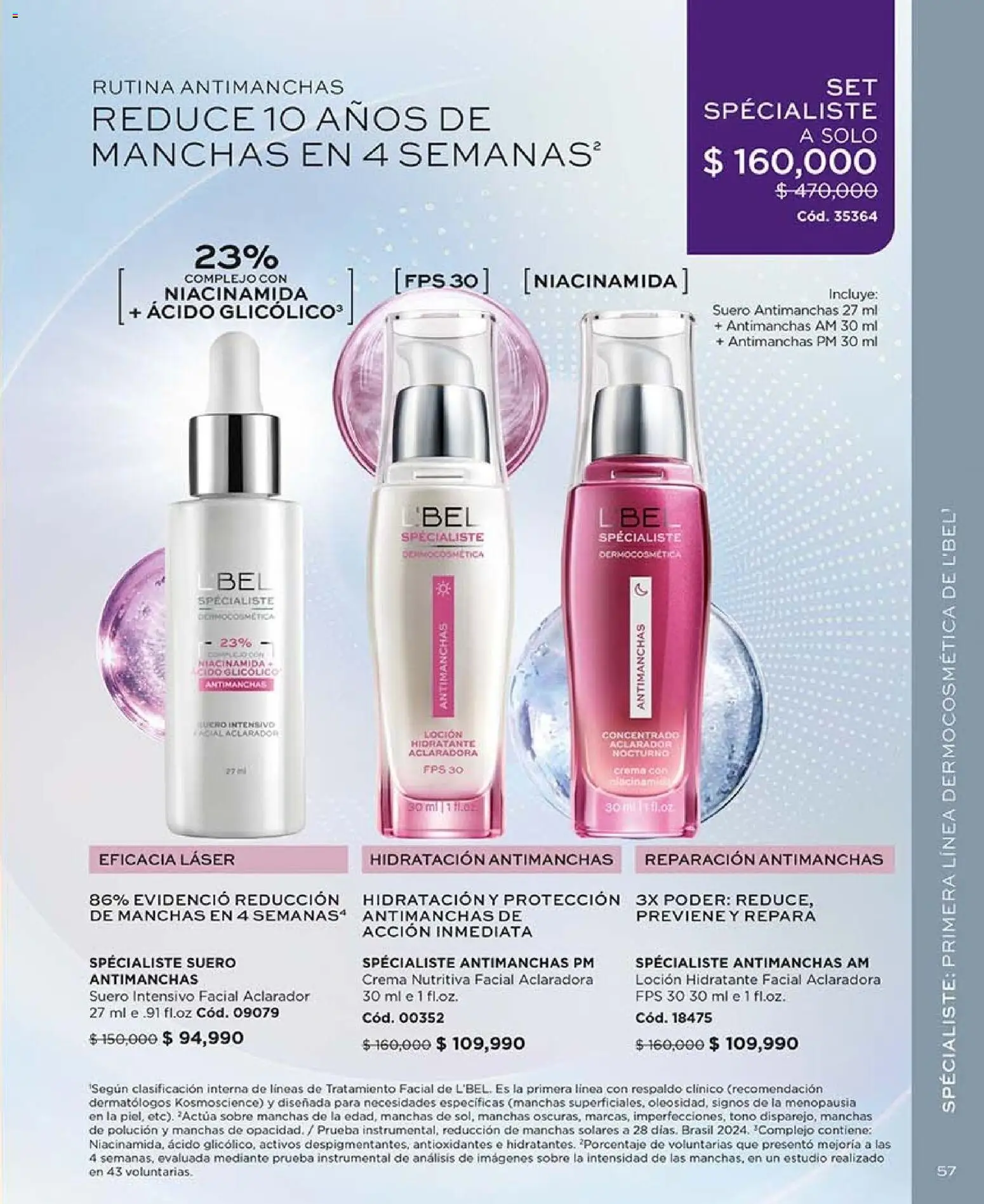 L'Bel revista - valida desde el 30/10/2026 | Página: 57 | Productos: Crema, Sobre, Loción