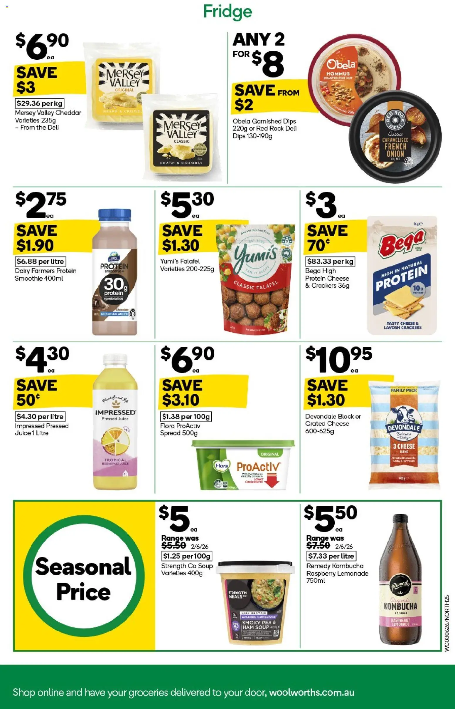 Woolworths catalogue - valid from 03.06.2026 | Page: 25 | Products: Cot, Pea, Raspberry, Fridge
