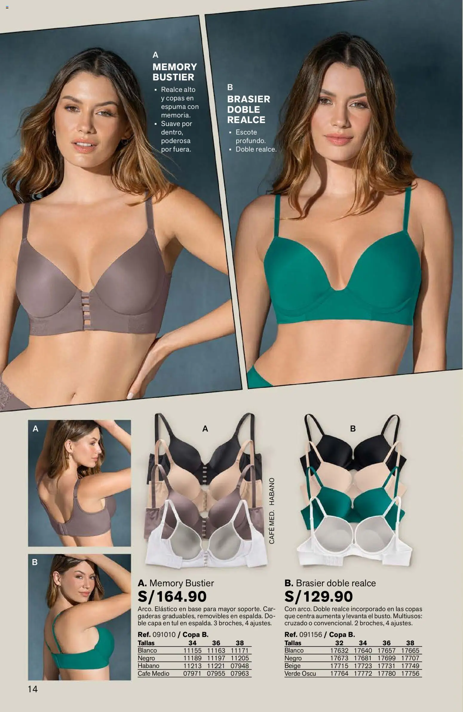 Catálogo Leonisa válido desde 24/08/2026 | Página: 14 | Productos: Espuma, Café