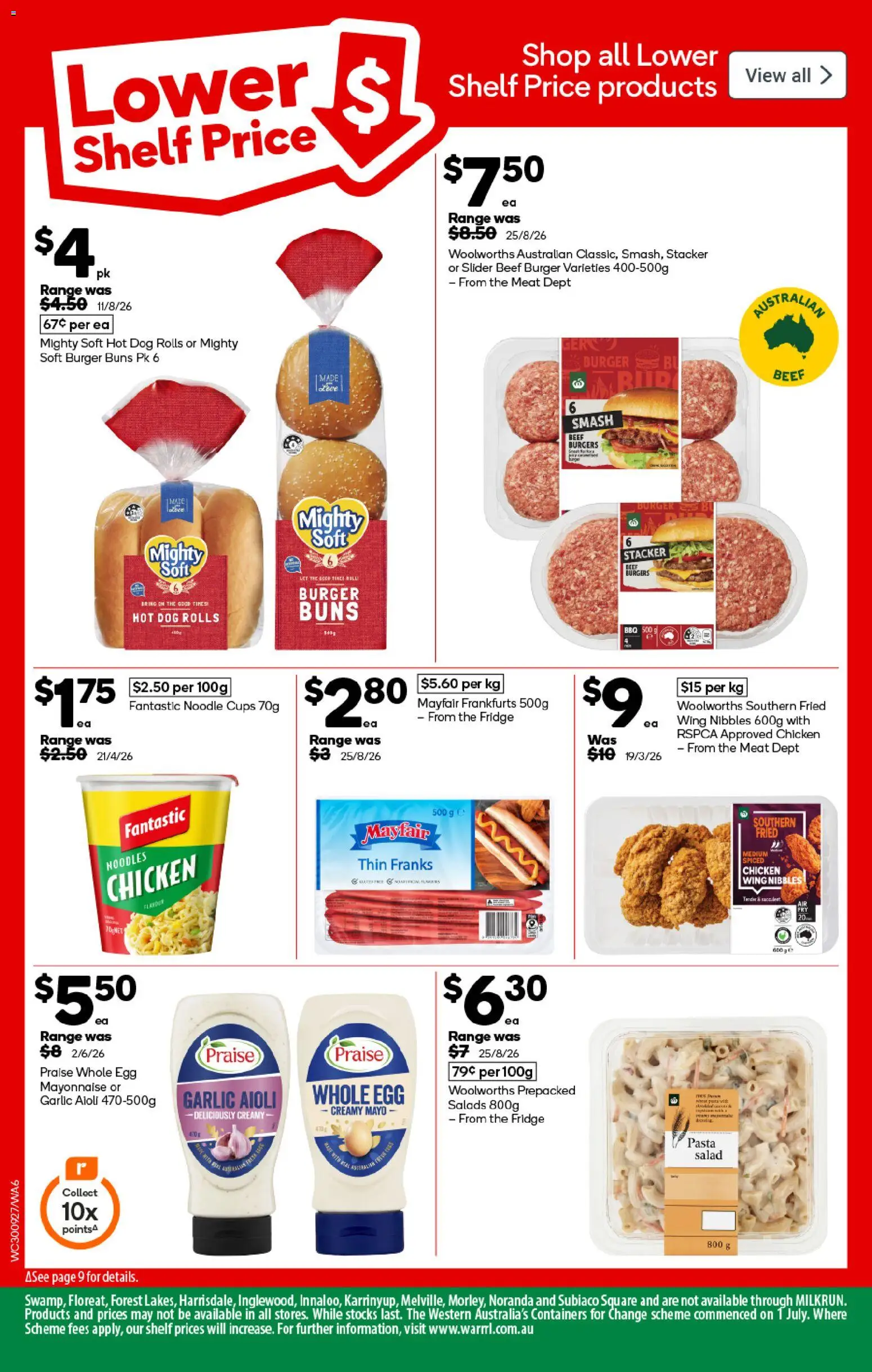 Woolworths catalogue - valid from 30/09/2026 | Page: 6 | Products: Shelf, Cups, Chicken, Garlic