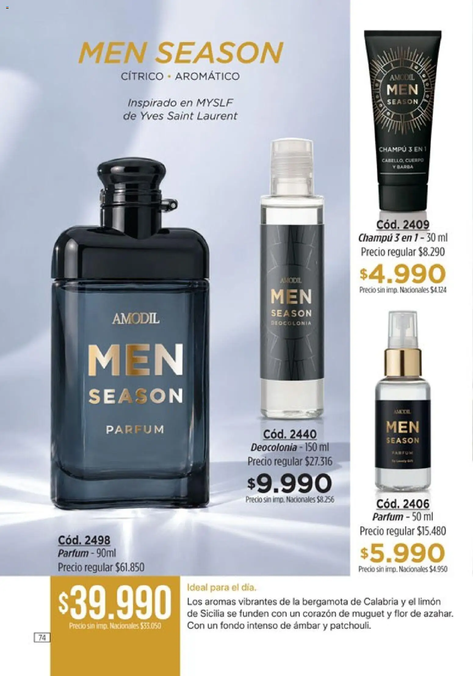 Catálogo Amodil Campaña 16 │ válido desde el 19/09/2026 | Página: 74 | Productos: Champú, Limón