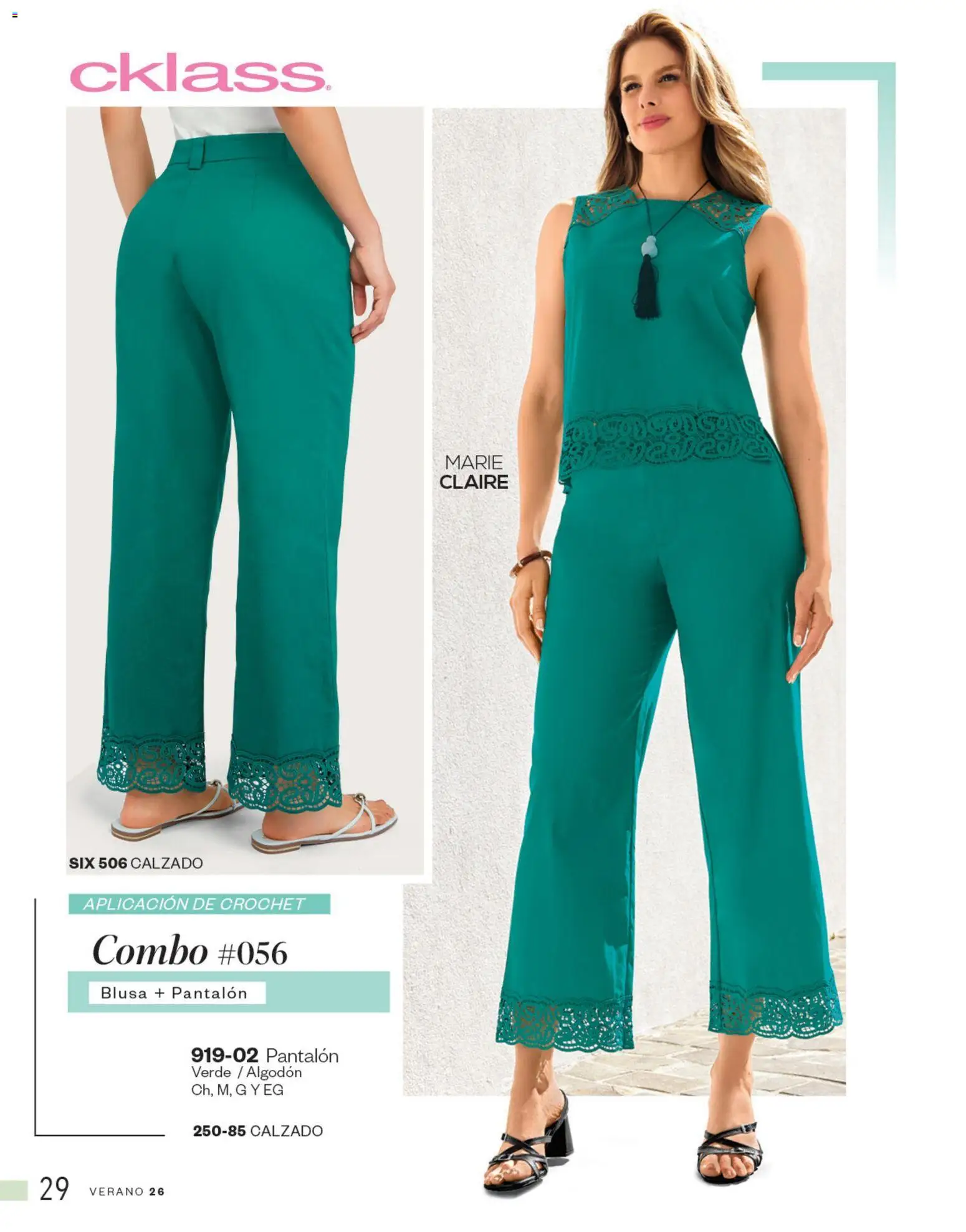 Nuevas ofertas de Cklass válidas en toda la República Mexicana desde el 05.03.2026. ¡Encuentra las mejores ofertas en Cklass catálogo Complemento Verano Calzado! | Página: 260 | Productos: Blusa, Algodón