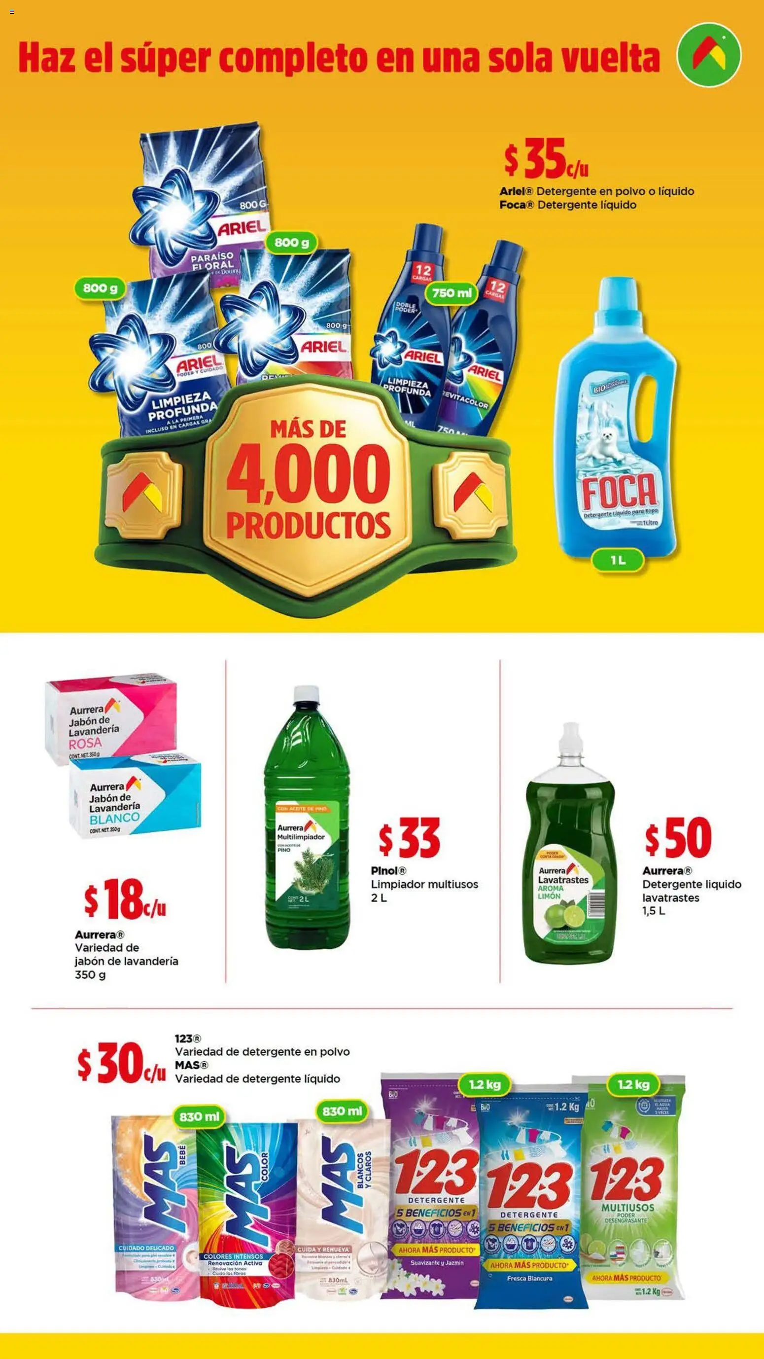 Nuevas ofertas de Bodega Aurrerá válidas en toda la República Mexicana desde el 20/08/2026. ¡Encuentra las mejores ofertas en Bodega Aurrerá folleto! | Página: 8 | Productos: Limón, Suavizante, Limpiador, Detergente en polvo