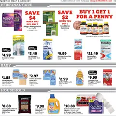 Preview of Fareway weekly ads valid from 09/14/2026 | Page: 19 | Products: Diapers, Bath, Juice, Paper towels