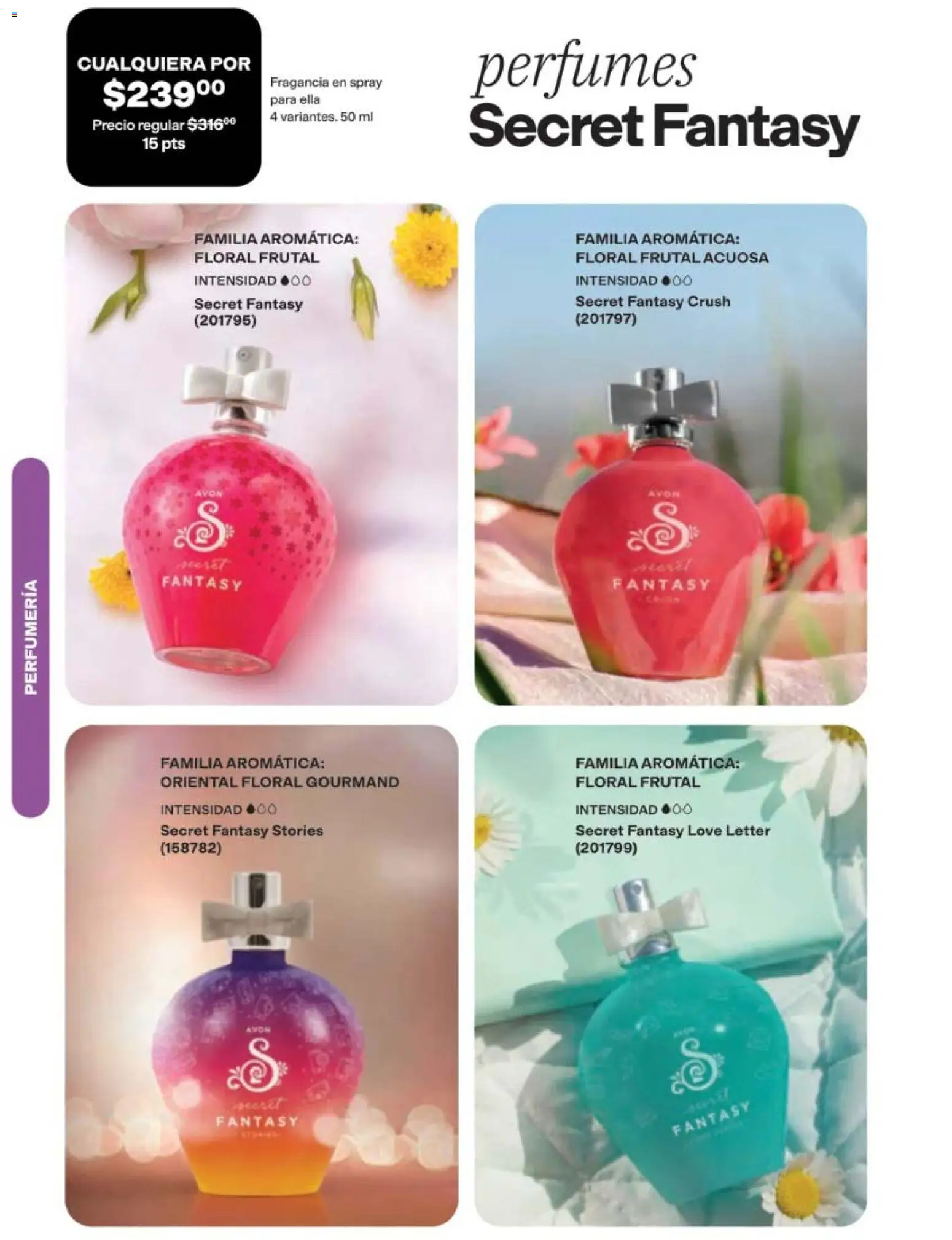 Nuevas ofertas de AVON válidas en toda la República Mexicana desde el 11/09/2026. ¡Encuentra las mejores ofertas en AVON campaña 14 2026! | Página: 78 | Productos: Perfumes, Fragancia