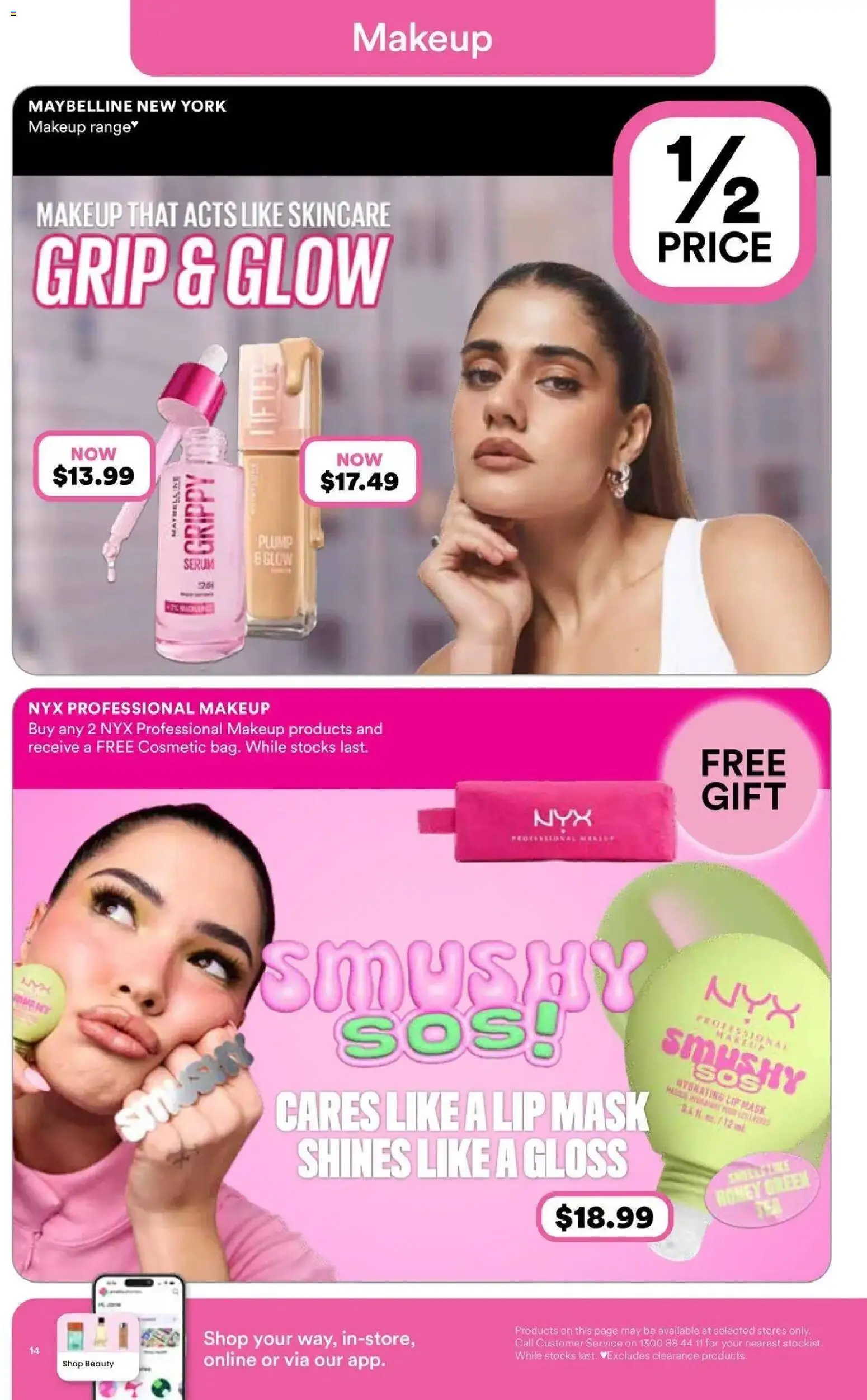 Priceline Pharmacy catalogue Fairfield - 24/09/2026 > weekly / monthly specials | Page: 14 | Products: Mask, Makeup