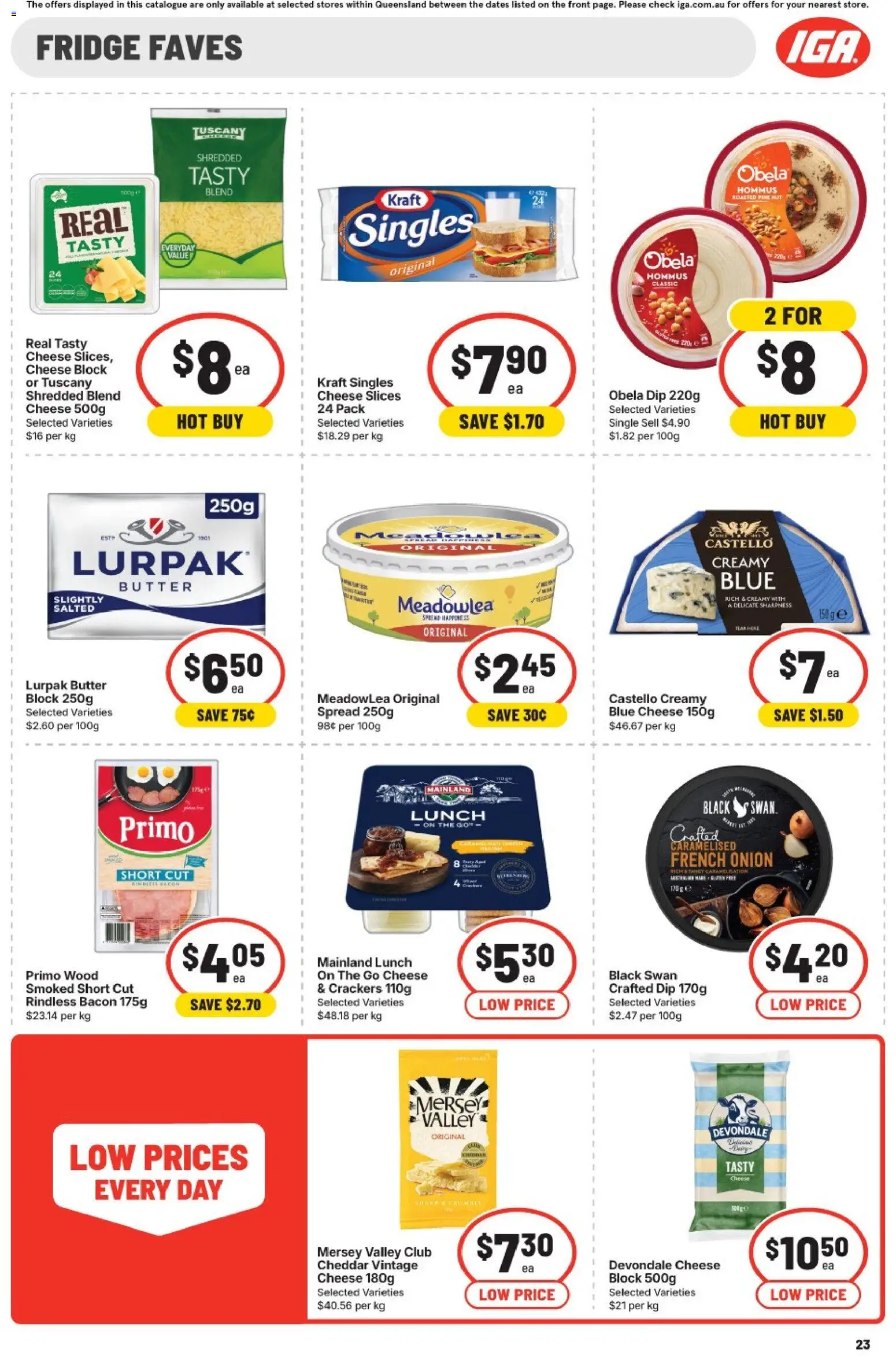 IGA catalogue - valid from 15/07/2026 | Page: 23 | Products: Bread, Pasta, Vegetables, Sauce