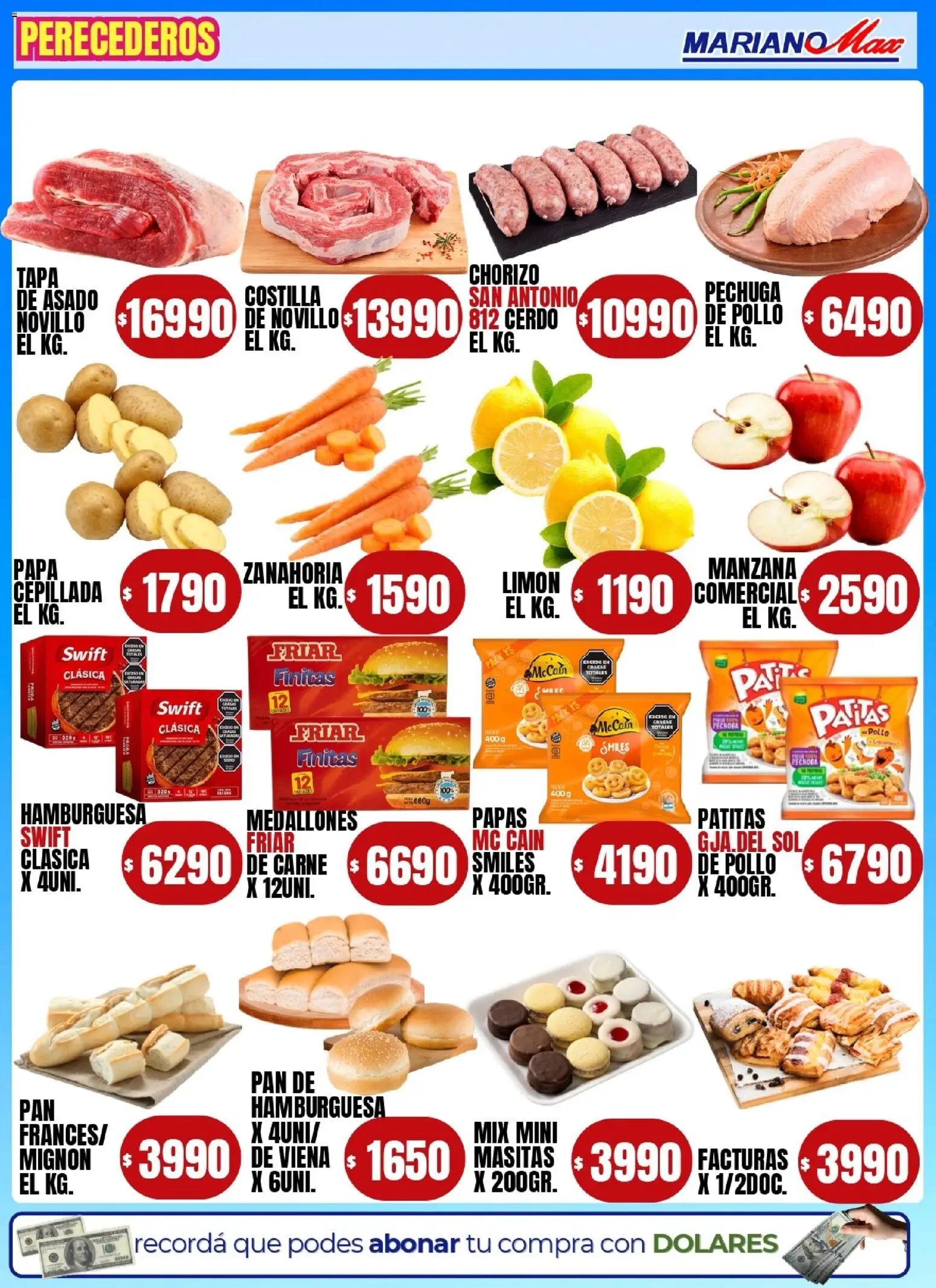 Mariano Max - Catálogo │ válido desde el 02/09/2026 | Página: 5 | Productos: Papa, Papas, Manzana, Zanahoria
