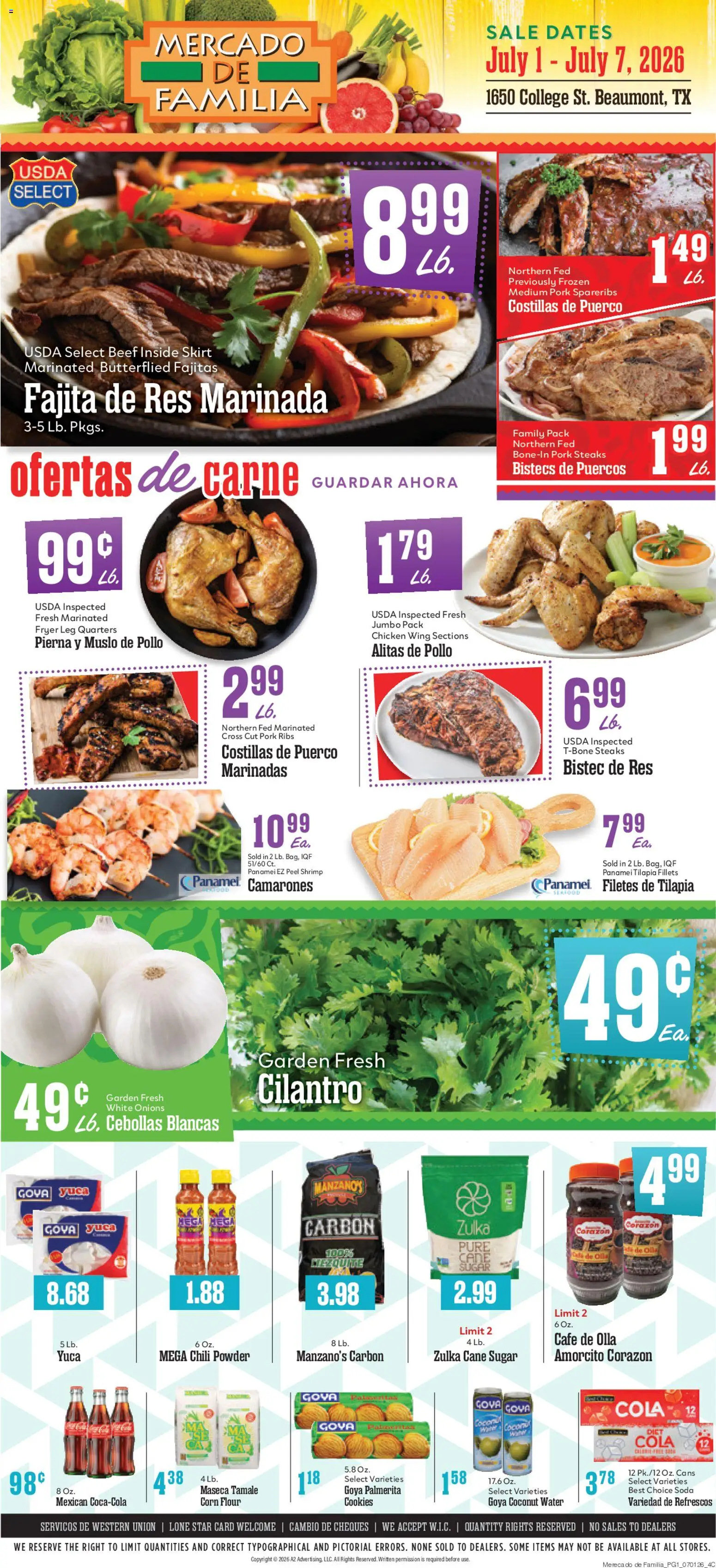 Market Basket Mercado de Familia - valid from 01.07.2026 | Page: 1