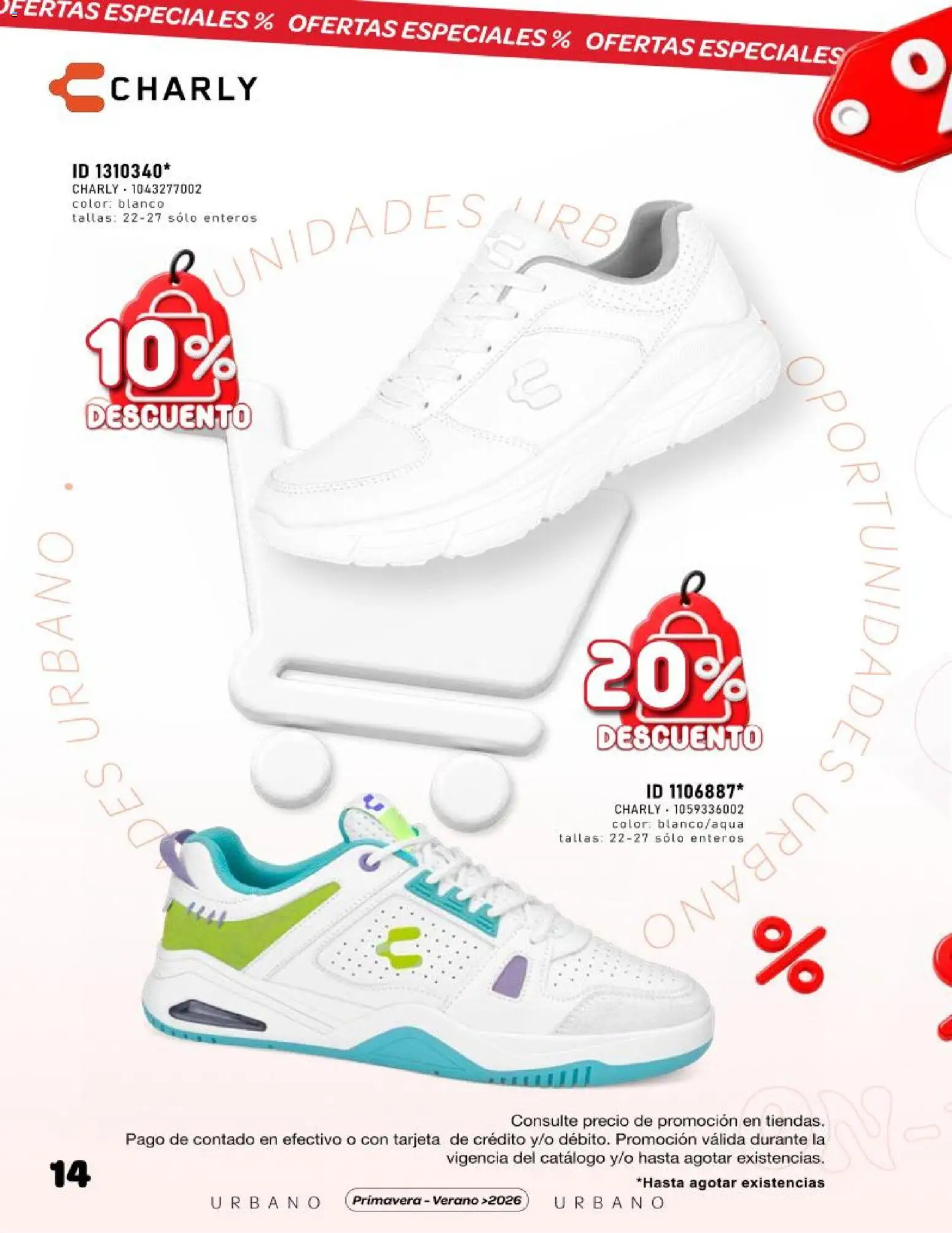 Nuevas ofertas de Price Shoes válidas en toda la República Mexicana desde el 03/07/2026. ¡Encuentra las mejores ofertas en Price Shoes catálogo Oportunidades Urbano! | Página: 14