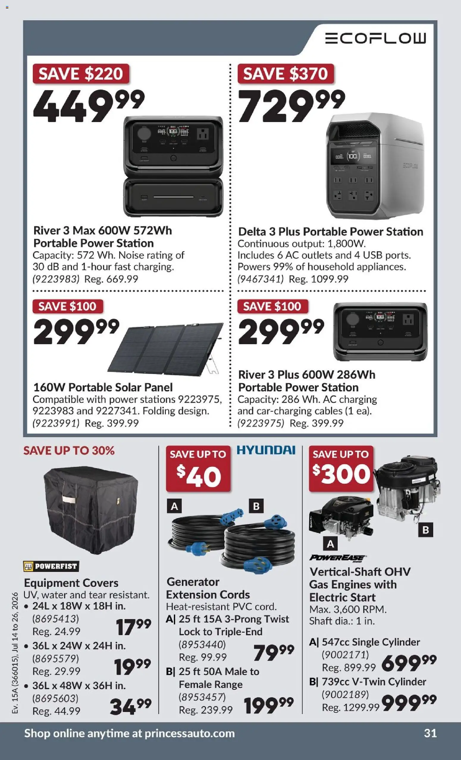 Princess Auto flyer valid from Jul 14, 2026 | Page: 44