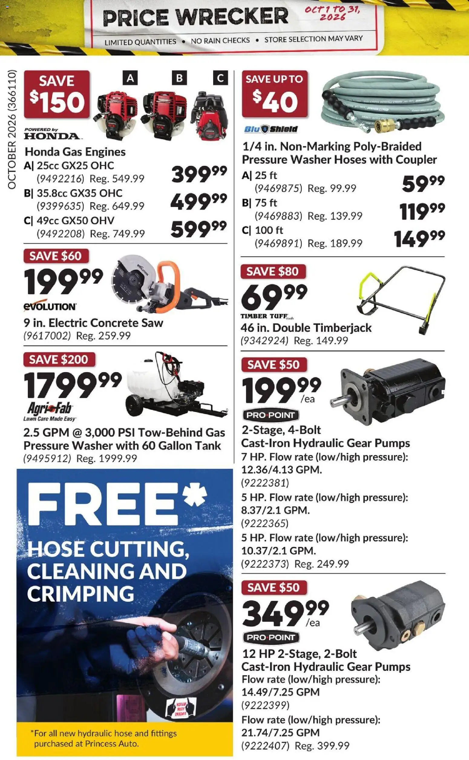 Princess Auto flyer valid from Oct 1, 2026 | Page: 14