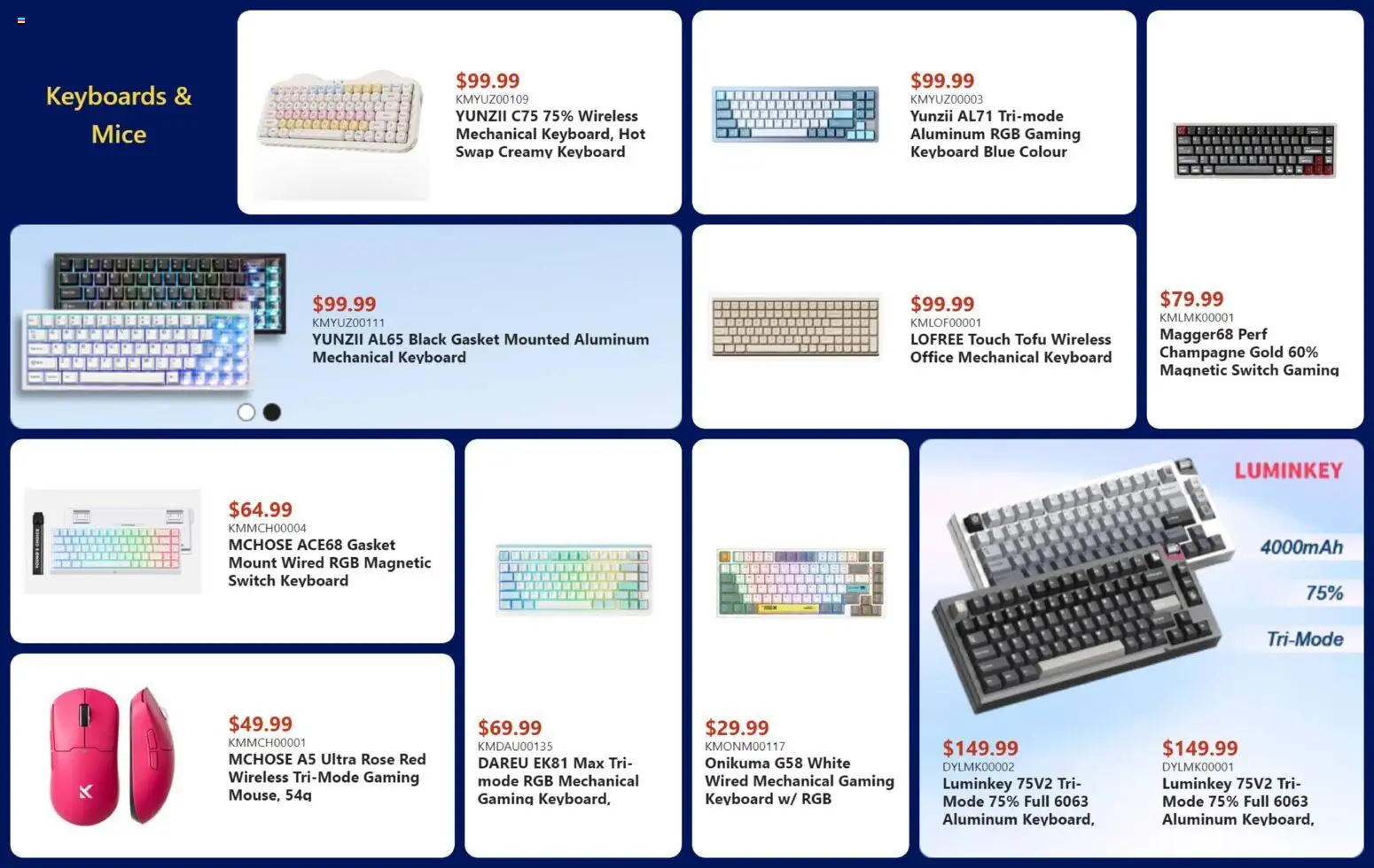 Canada Computers flyer valid from 17.04.2026 | Page: 7 | Products: Keyboard