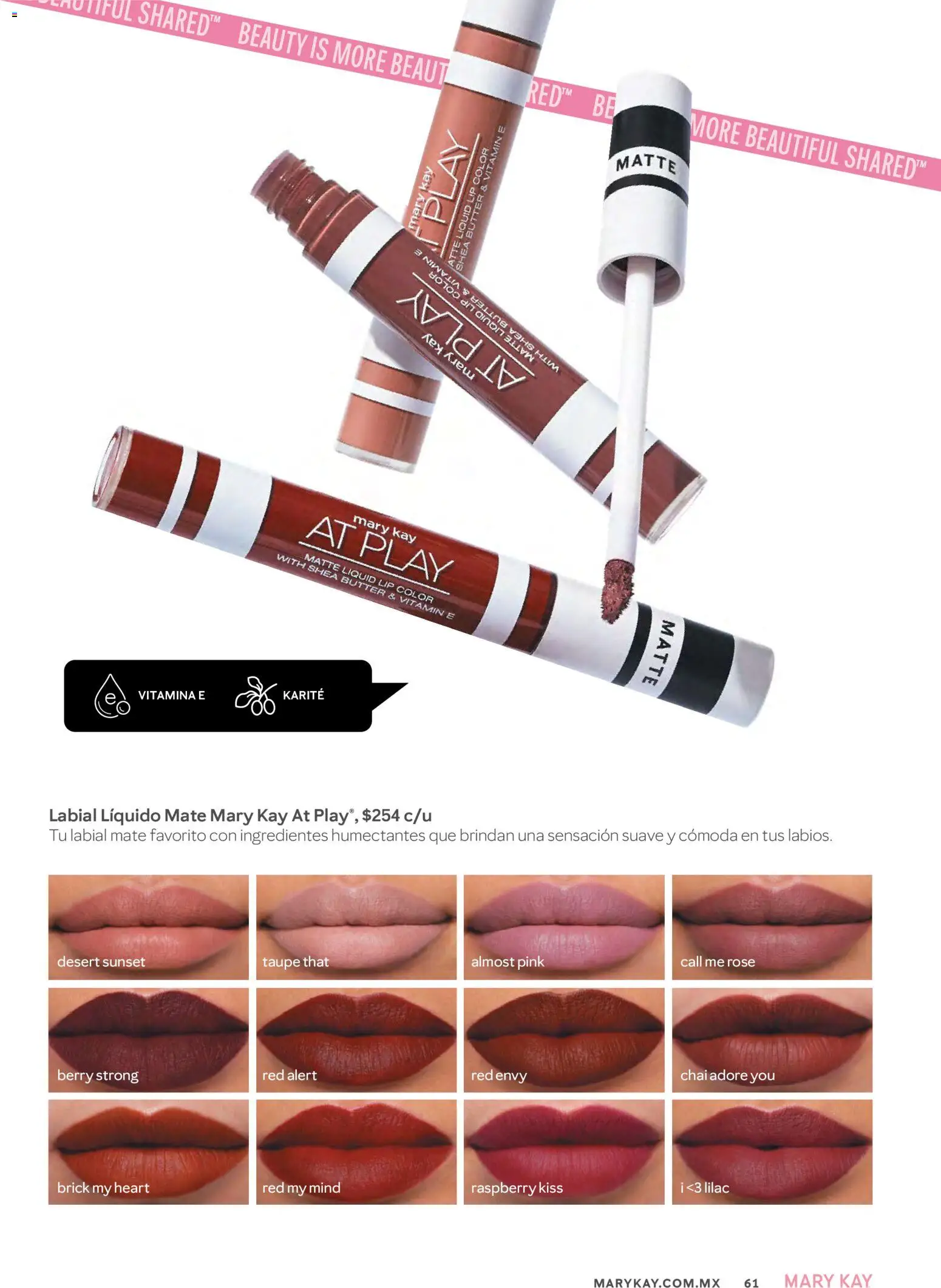 Nuevas ofertas de Mary Kay válidas en toda la República Mexicana desde el 01/09/2026. ¡Encuentra las mejores ofertas en Mary Kay catálogo! | Página: 61 | Productos: Cómoda, Ingredientes, Mate