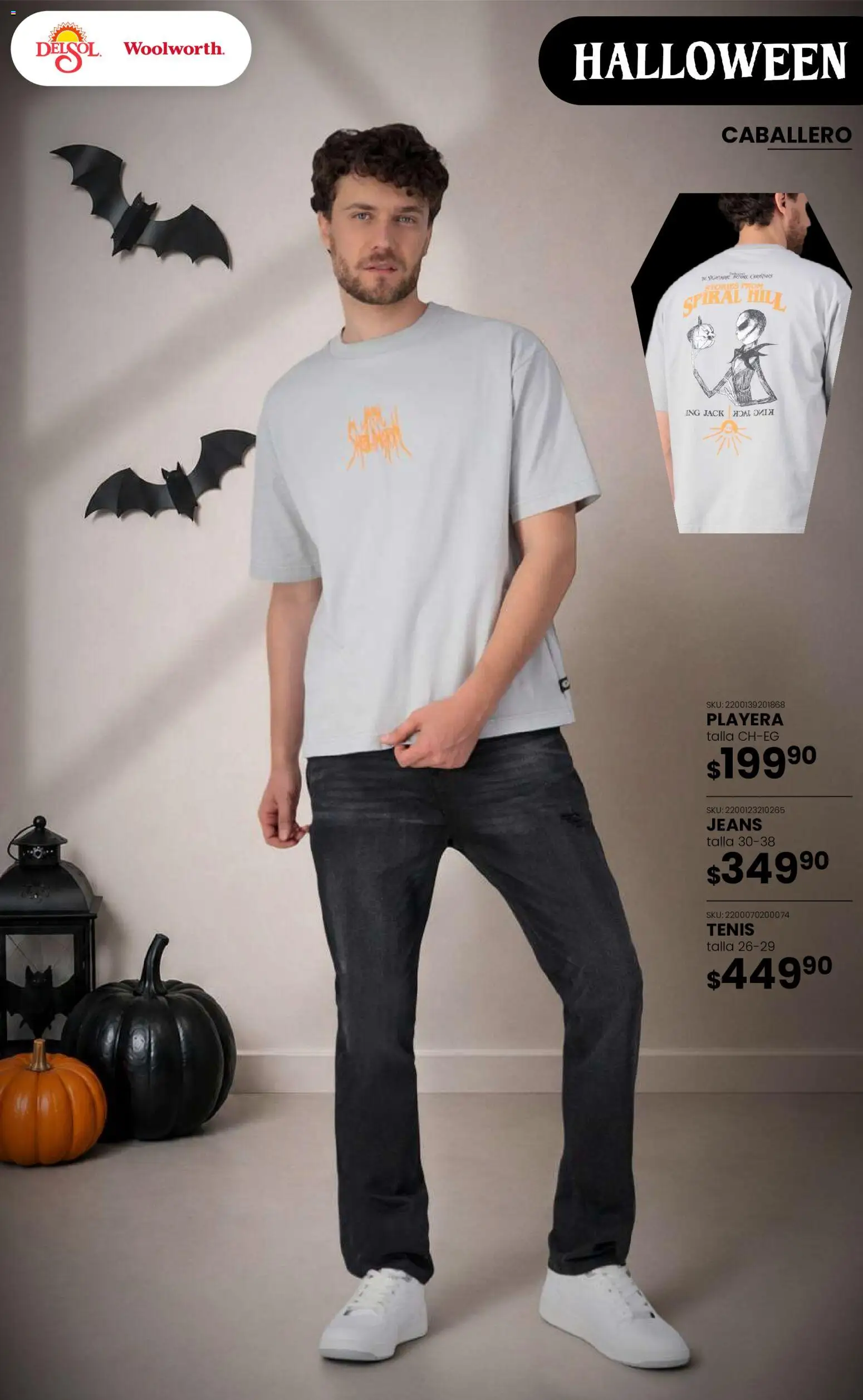Nuevas ofertas de Del Sol y Woolworth válidas en toda la República Mexicana desde el 22/10/2026. ¡Encuentra las mejores ofertas en Del Sol y Woolworth catálogo Halloween! | Página: 18