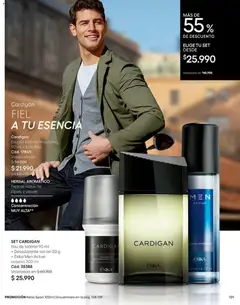 Catálogo Ésika Campaña 15 válido desde el 06.09.2026 | Página: 131 | Productos: Eau de toilette, Cardigan, Desodorante, Antitranspirante