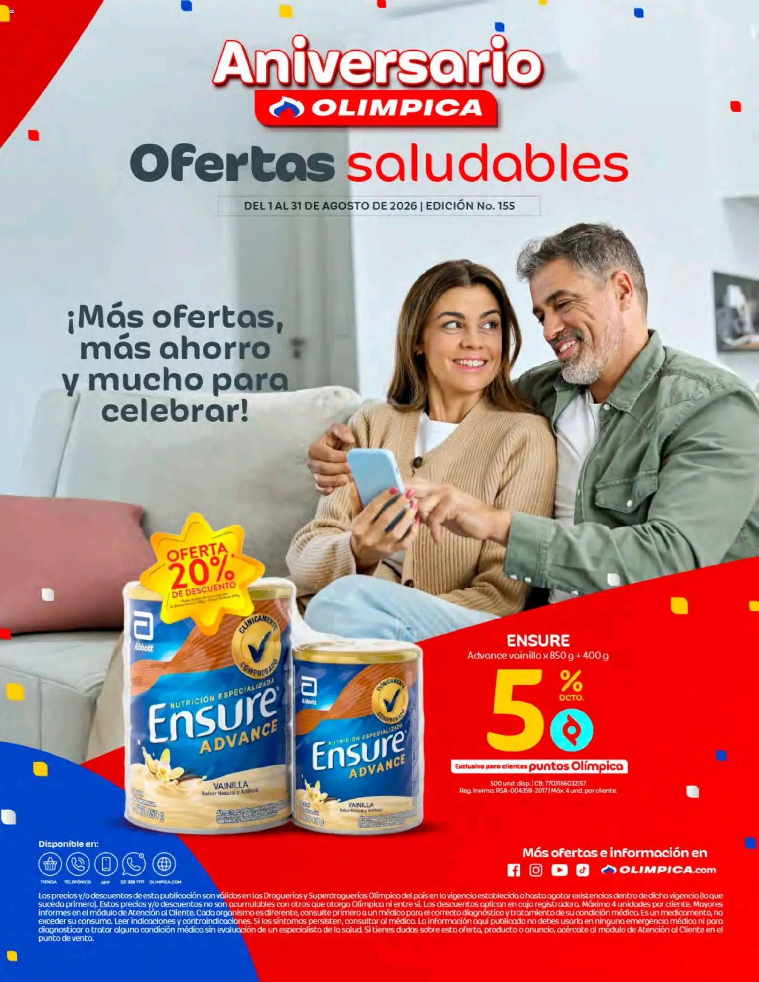 Olímpica revista - valida desde el 01/08/2026 | Página: 1