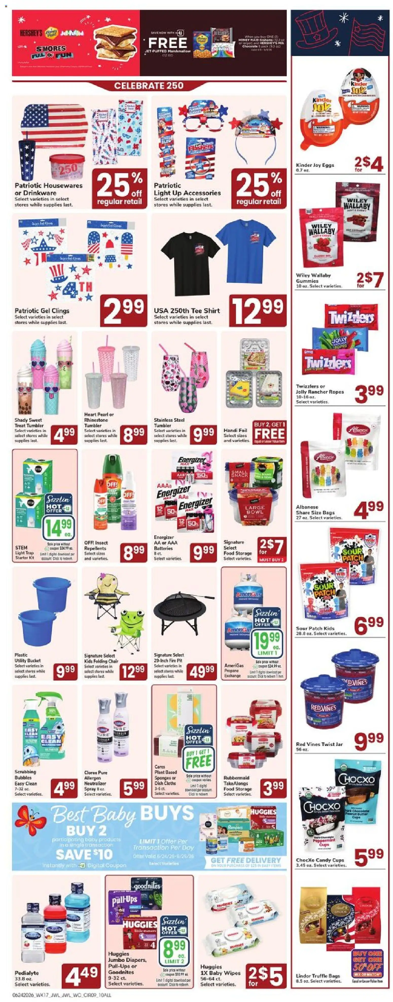 Jewel Osco Weekly Ad - valid from 06/24/2026 | Page: 9 | Products: Peppermint, Chair, Eggs, Shirt