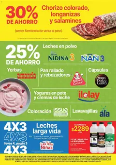 Vista previa Vea - Fin de semana de Ahorro válido desde el 19/06/2026 | Página: 8 | Productos: Lavavajillas, Leche, Chorizo, Pan rallado