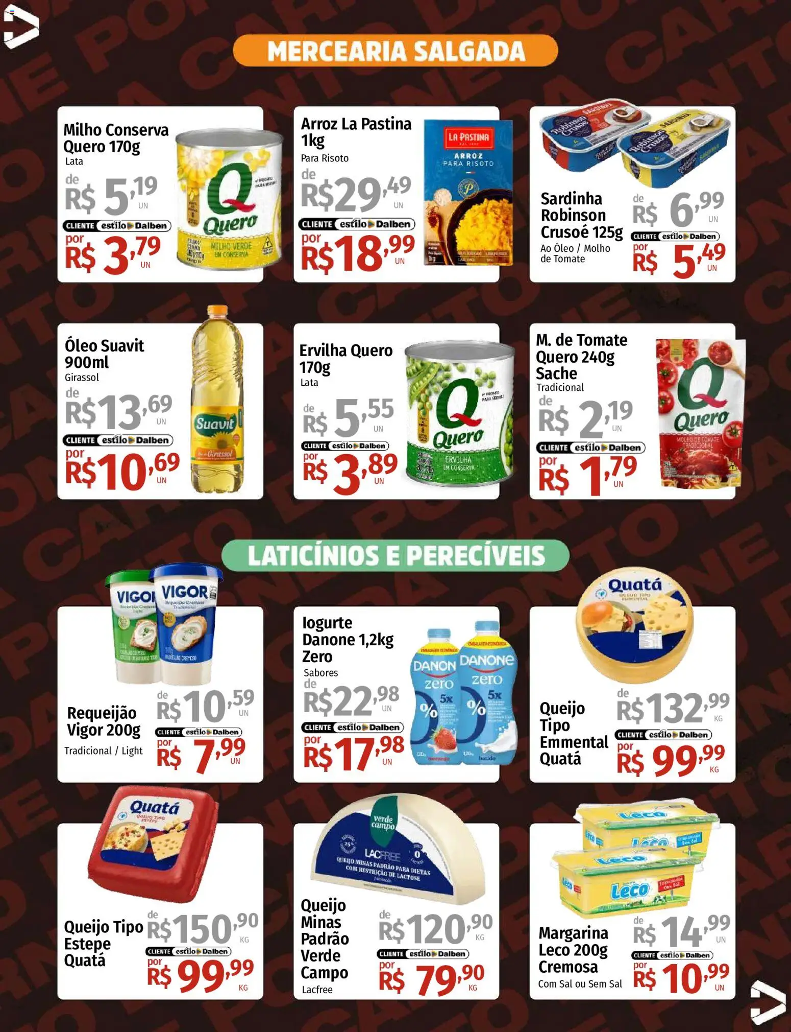 Supermercado Dalben Folheto - válido de 16/09/2026 | Página: 3 | Produtos: Tomate, Ervilha, Sal, Milho