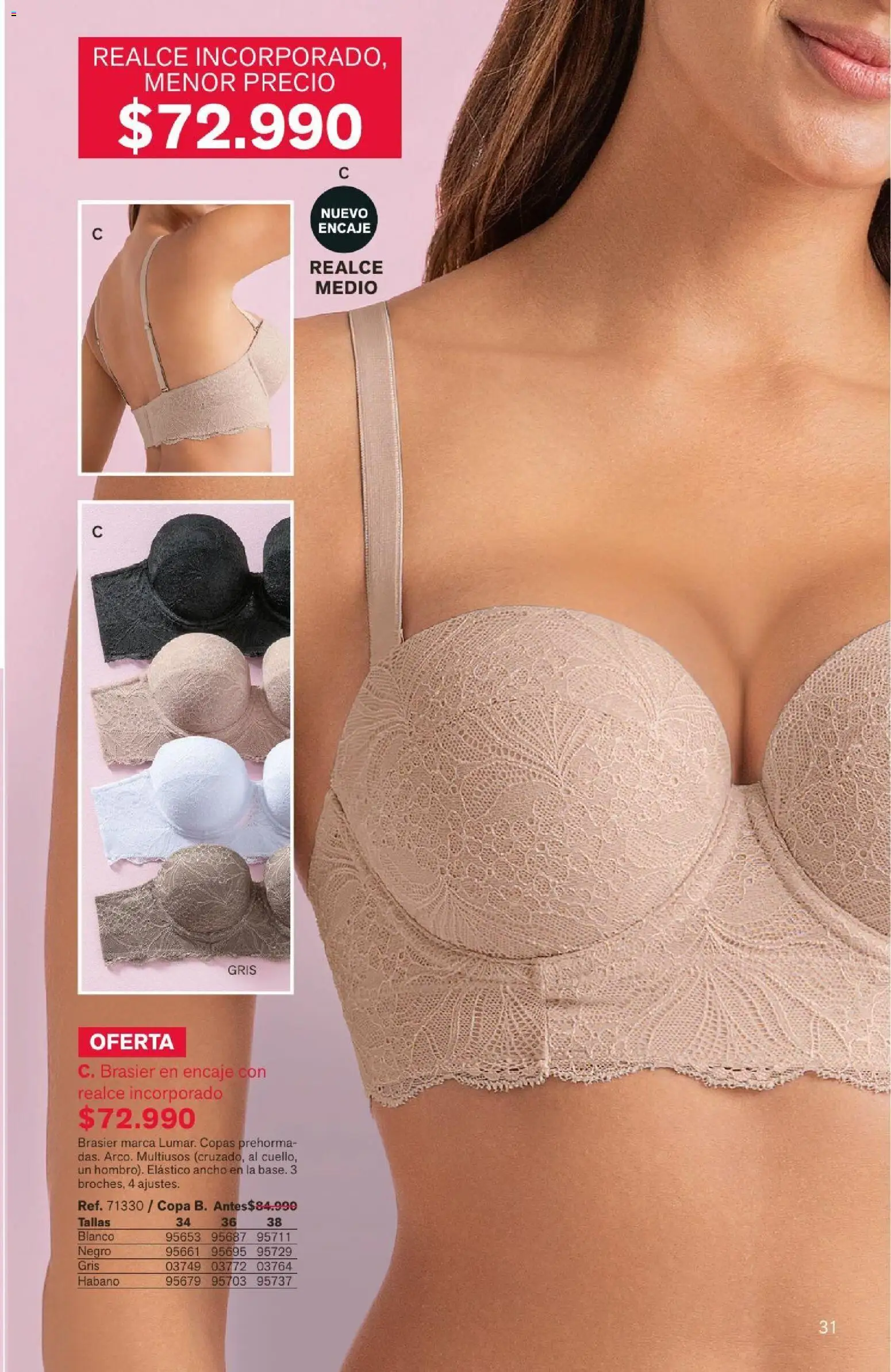 Leonisa revista - valida desde el 04/08/2026 | Página: 31 | Productos: Brasier