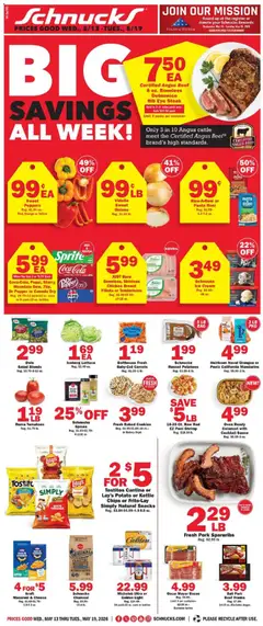 Preview of Schnucks weekly ads valid from 13.05.2026