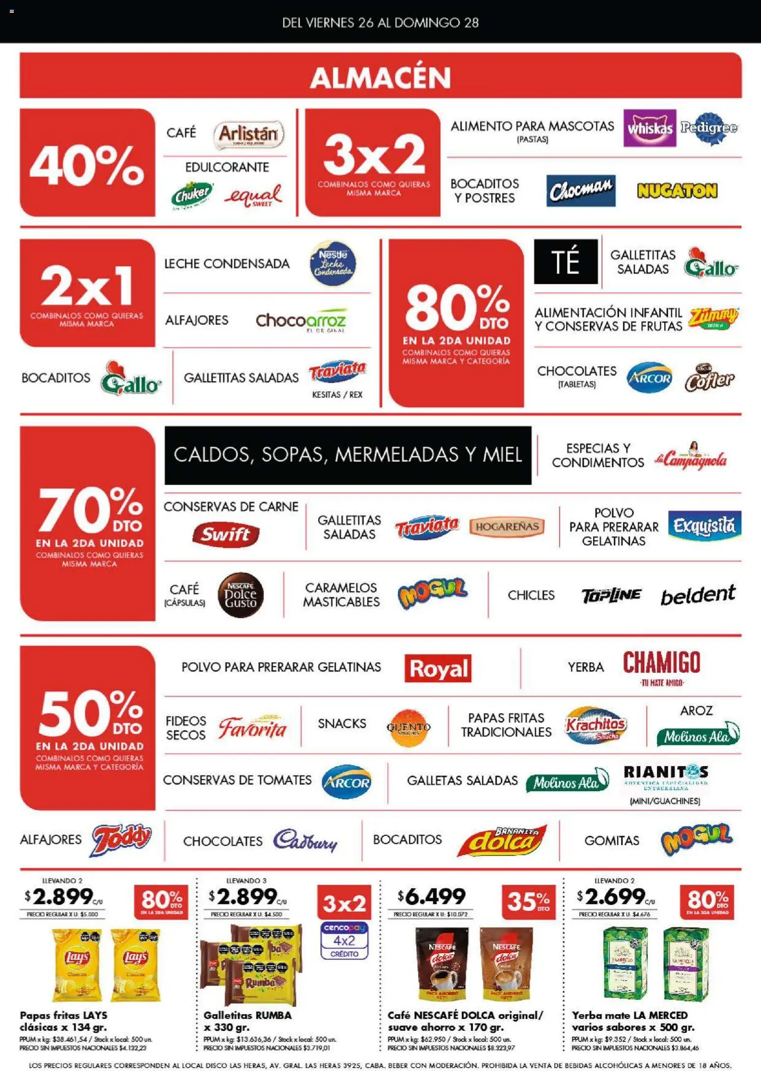 Disco - Ofertas | Córdoba │ válido desde el 25/06/2026 | Página: 2 | Productos: Disco, Gomitas, Chicles, Café