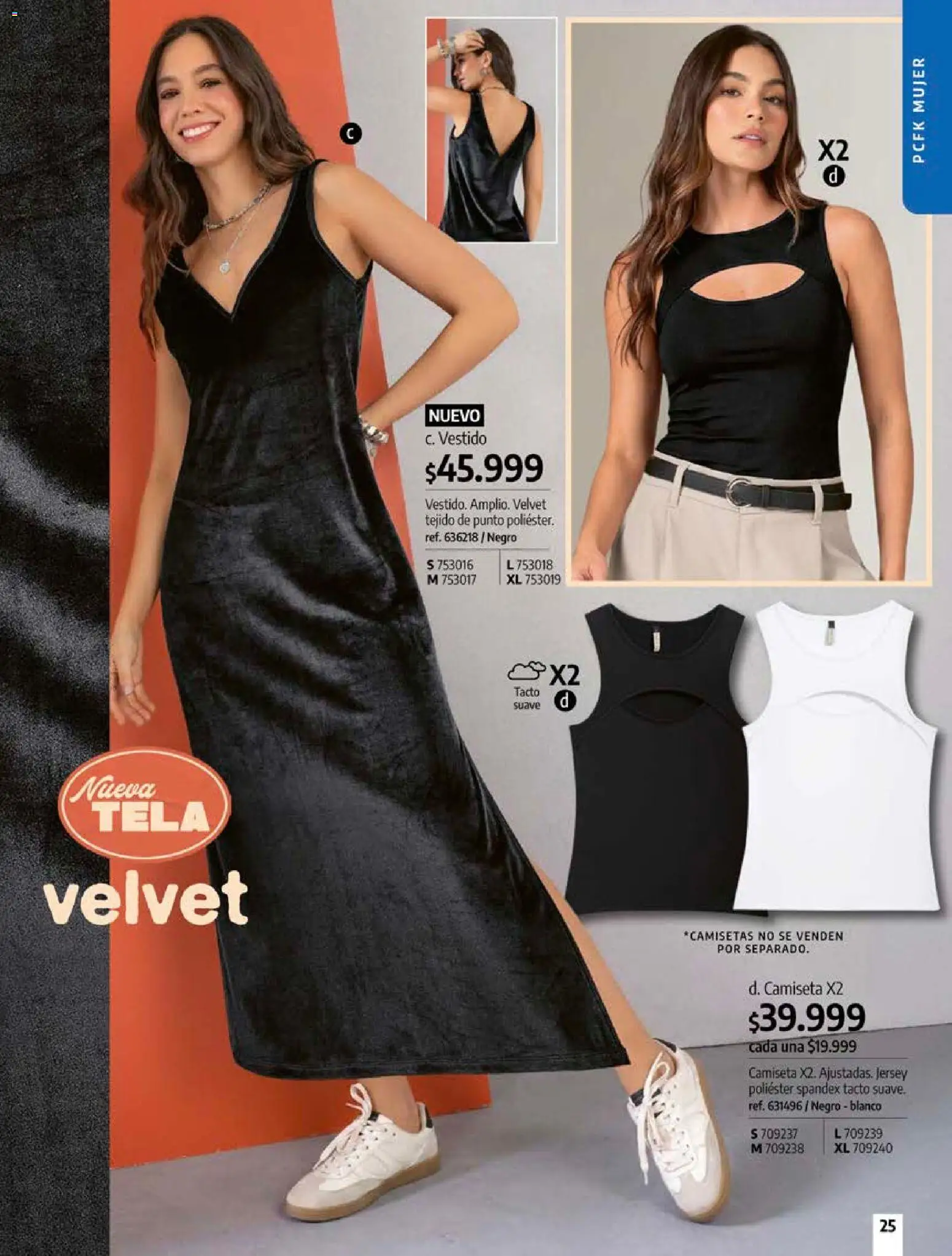 Pacifika revista - valida desde el 18/09/2026 | Página: 25 | Productos: Camiseta, Vestido