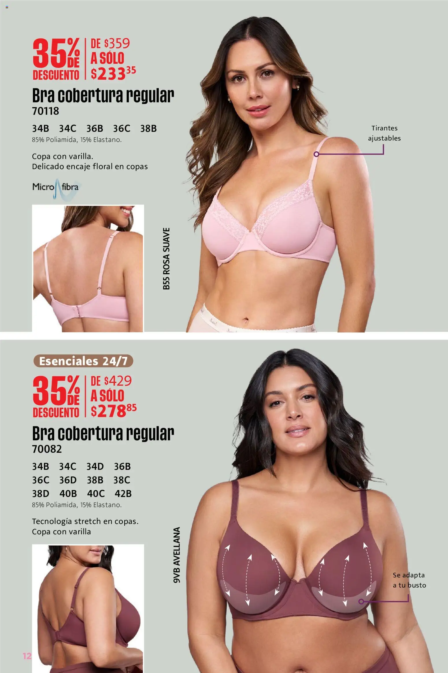 Nuevas ofertas de Ilusión válidas en toda la República Mexicana desde el 01.06.2026. ¡Encuentra las mejores ofertas en Ilusión catálogo Rebajas de Verano! | Página: 12 | Productos: Tirantes