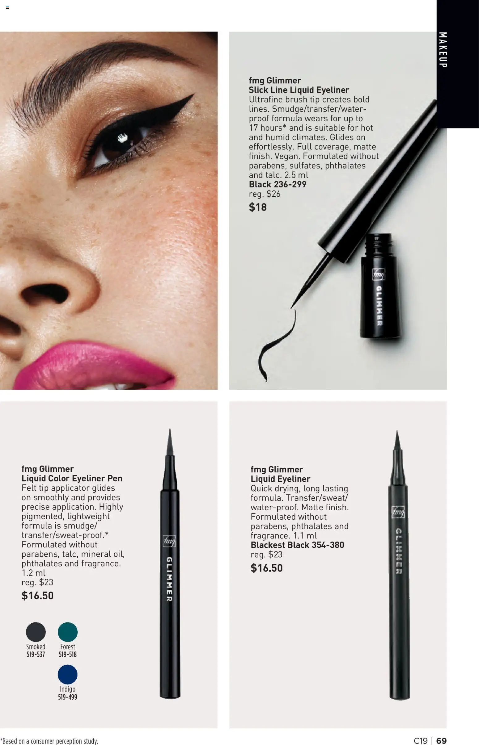 Avon flyer valid from Sep 9, 2026 | Page: 69 | Products: Brush, Eyeliner