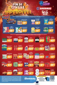 Bahamas Supermercados ofertas Fim de Semana Imperdível - Pré-Visualização do folheto da loja Bahamas Supermercados, válido de 15.05.2026