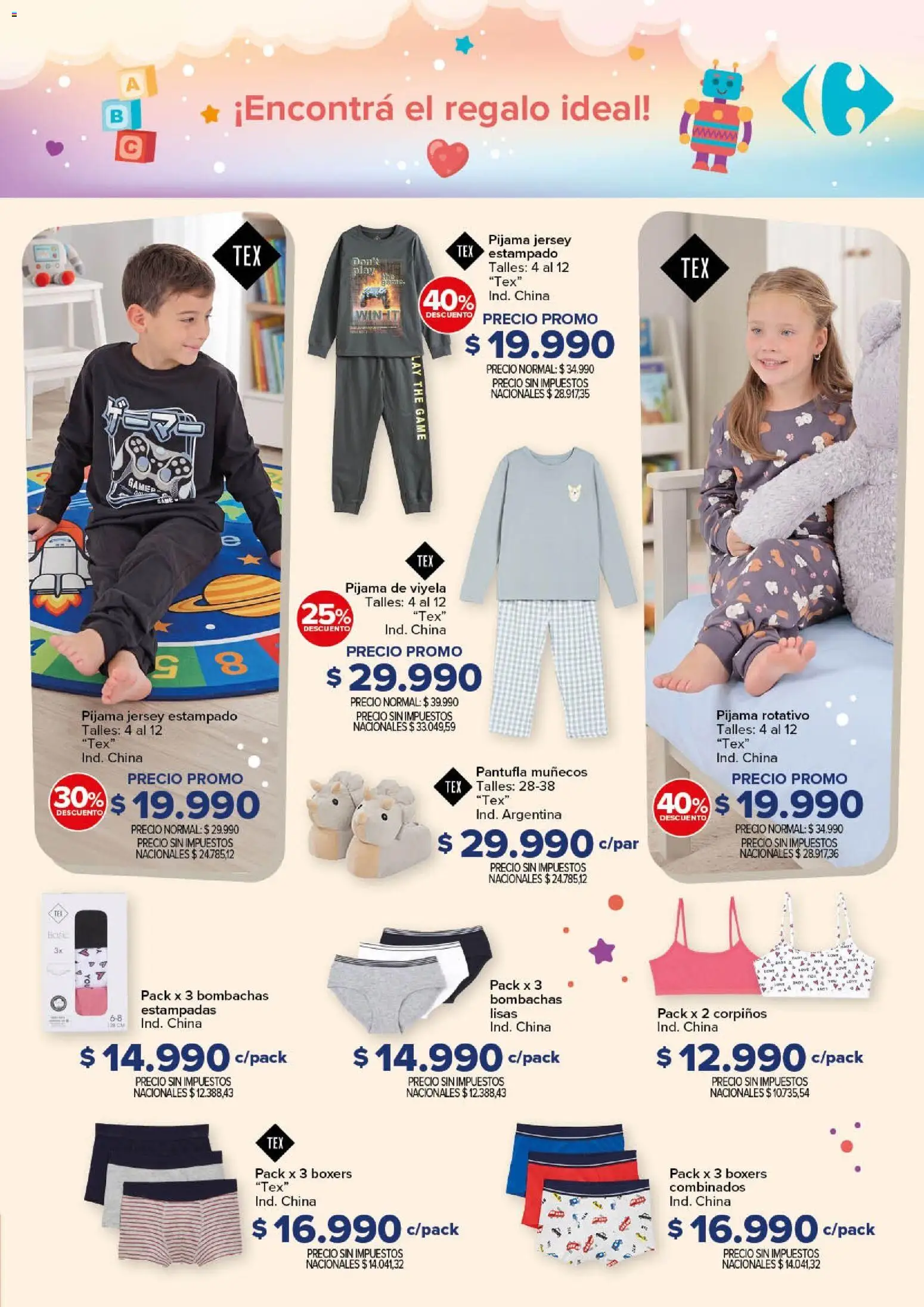 Carrefour - Dia de la Niñez │ válido desde el 23/07/2026 | Página: 35 | Productos: Pijama