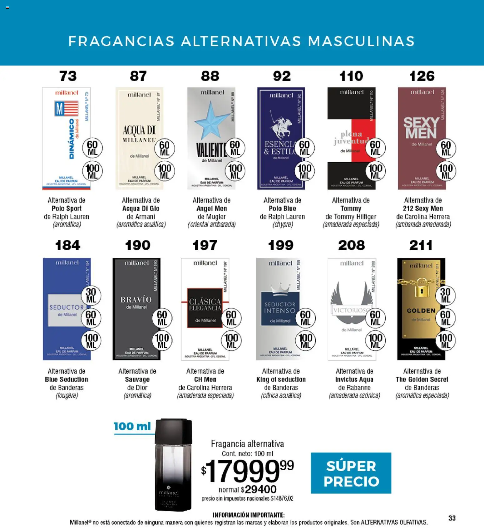 Millanel - Catálogo │ válido desde el 25.05.2026 | Página: 33 | Productos: Fragancia