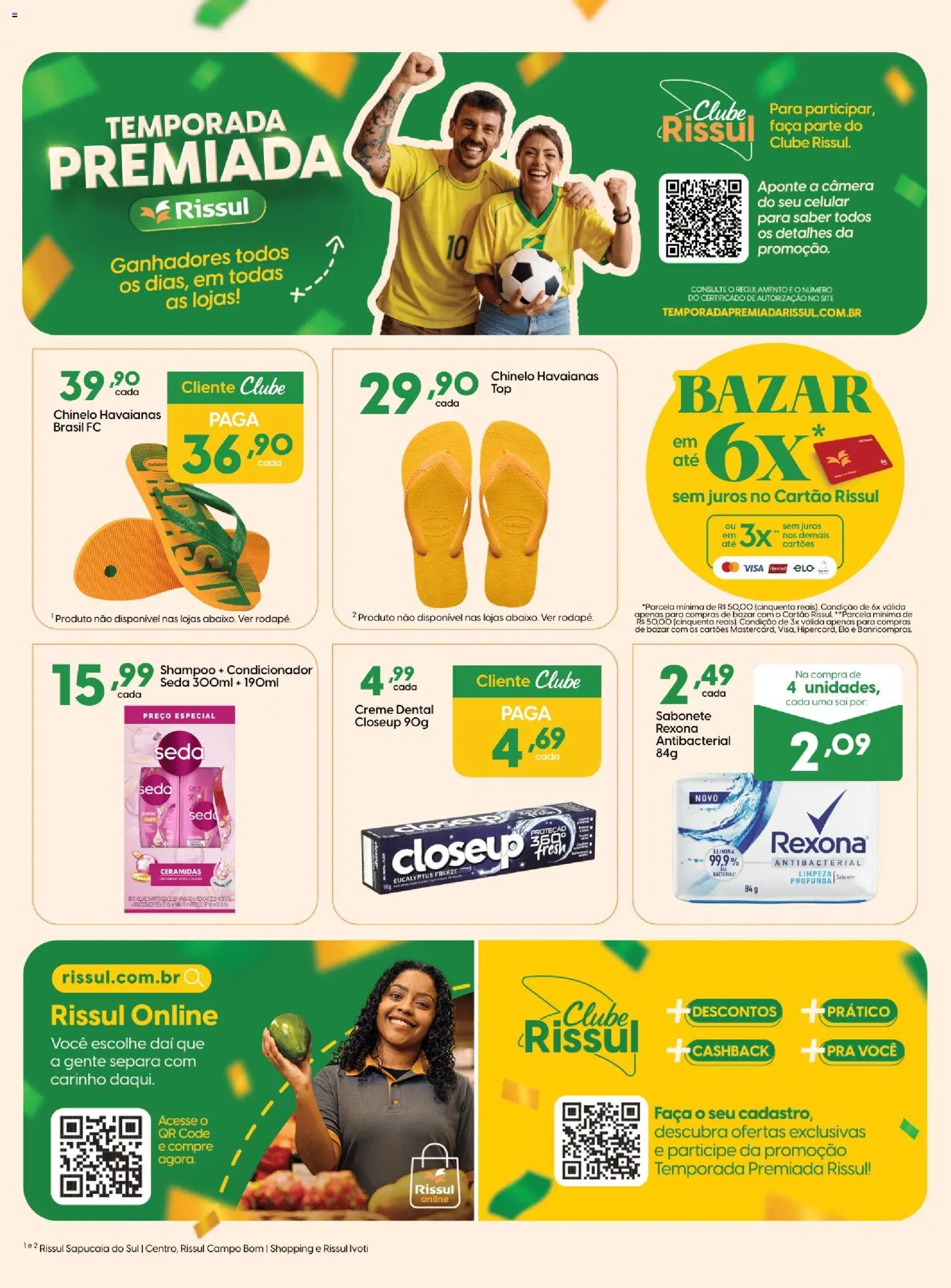 Rissul Folheto - válido de 11.06.2026 | Página: 7 | Produtos: Condicionador, Creme, Sabonete, Rexona