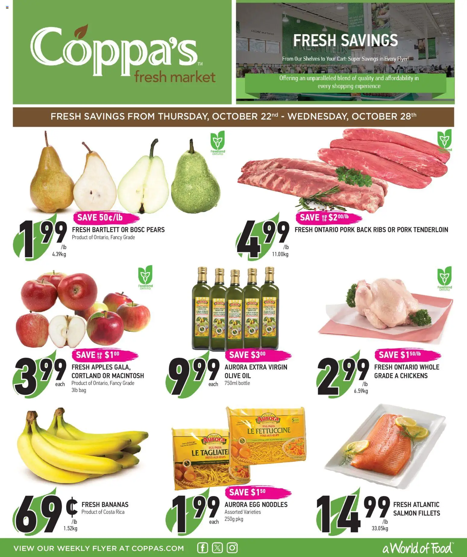 Coppas Fresh Market flyer valid from Oct 22, 2026 | Page: 1