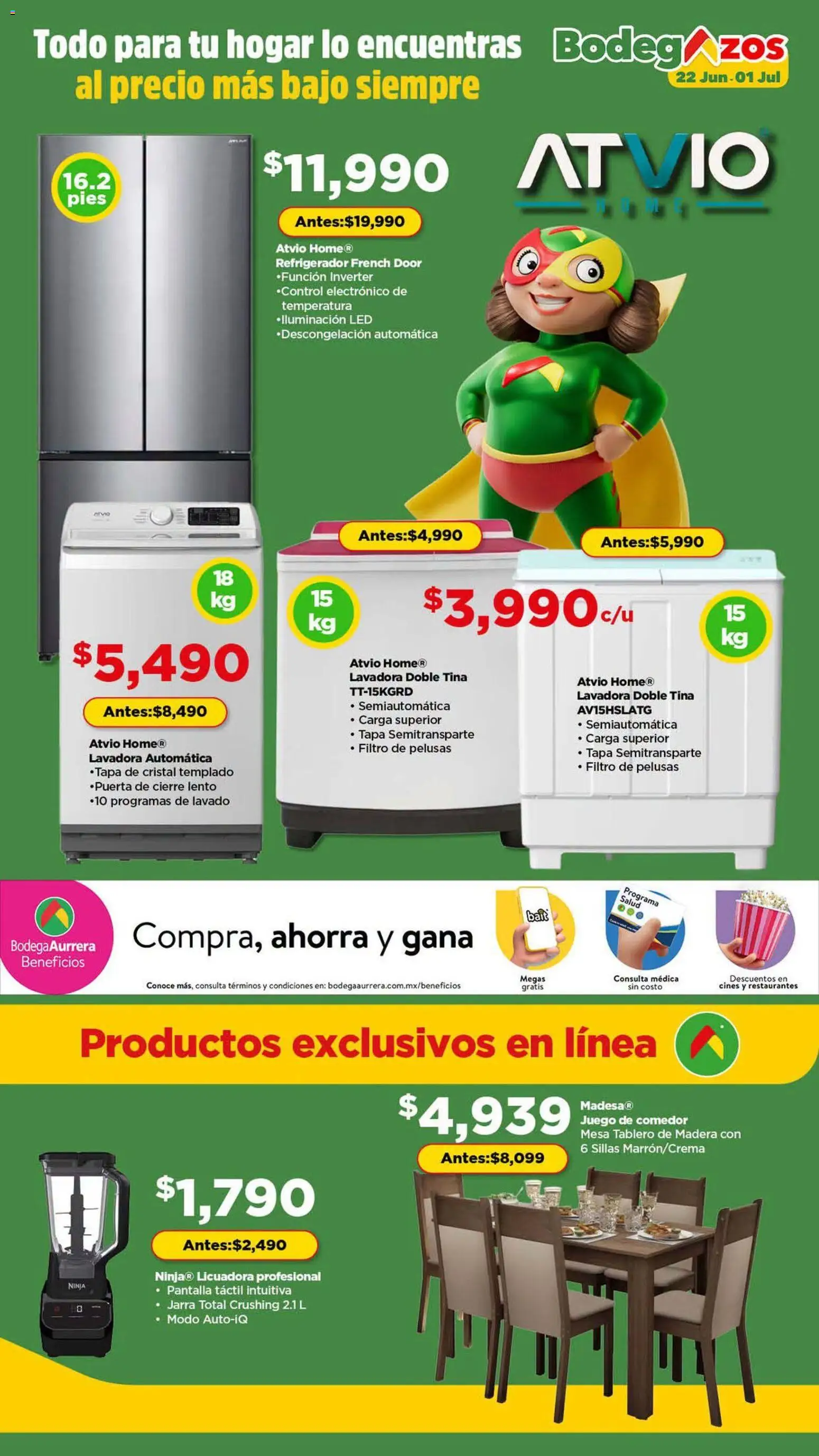 Nuevas ofertas de Bodega Aurrerá válidas en toda la República Mexicana desde el 22/06/2026. ¡Encuentra las mejores ofertas en Bodega Aurrerá folleto Bodegazos! | Página: 5