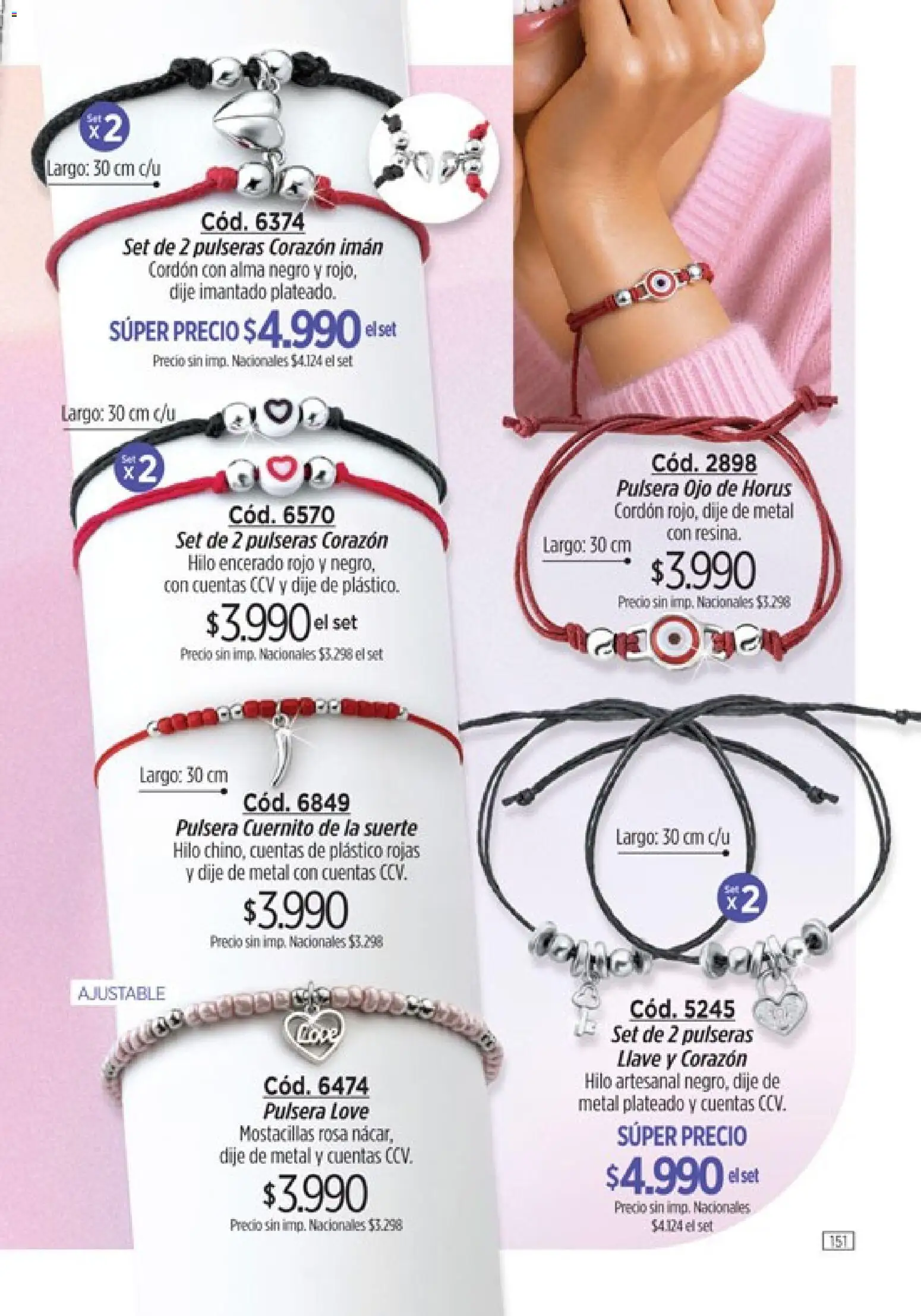 Catálogo Amodil Campaña 12 │ válido desde el 30/06/2026 | Página: 151 | Productos: Pulsera, Dije, Llave, Imán