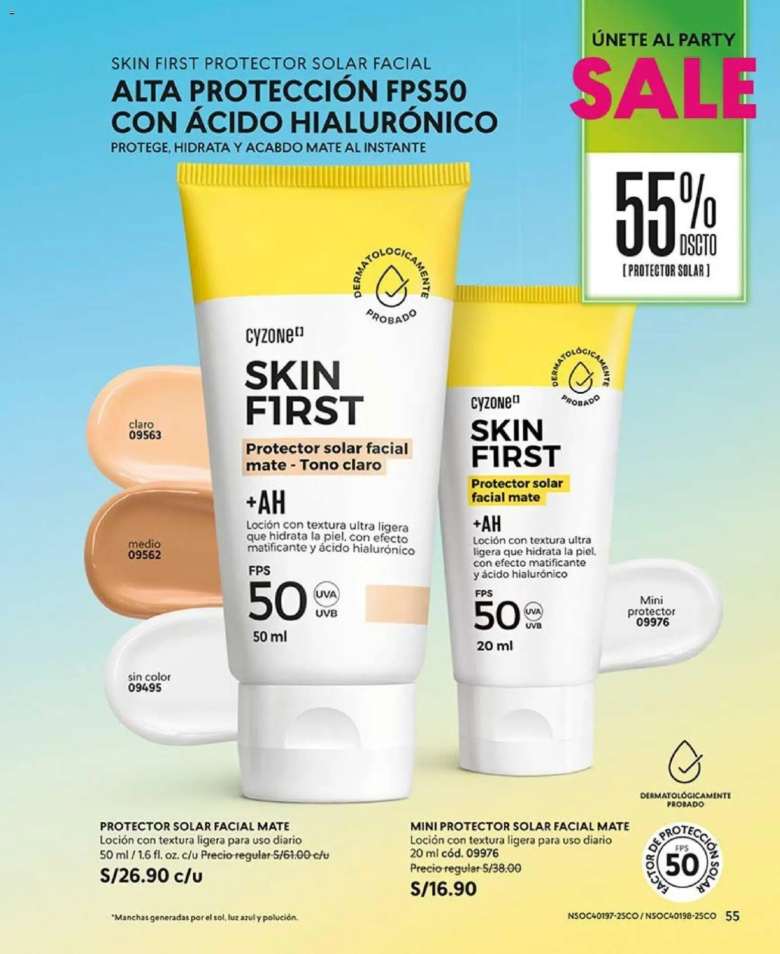 Catálogo CyZone válido desde 20/06/2026 | Página: 67 | Productos: Protector solar