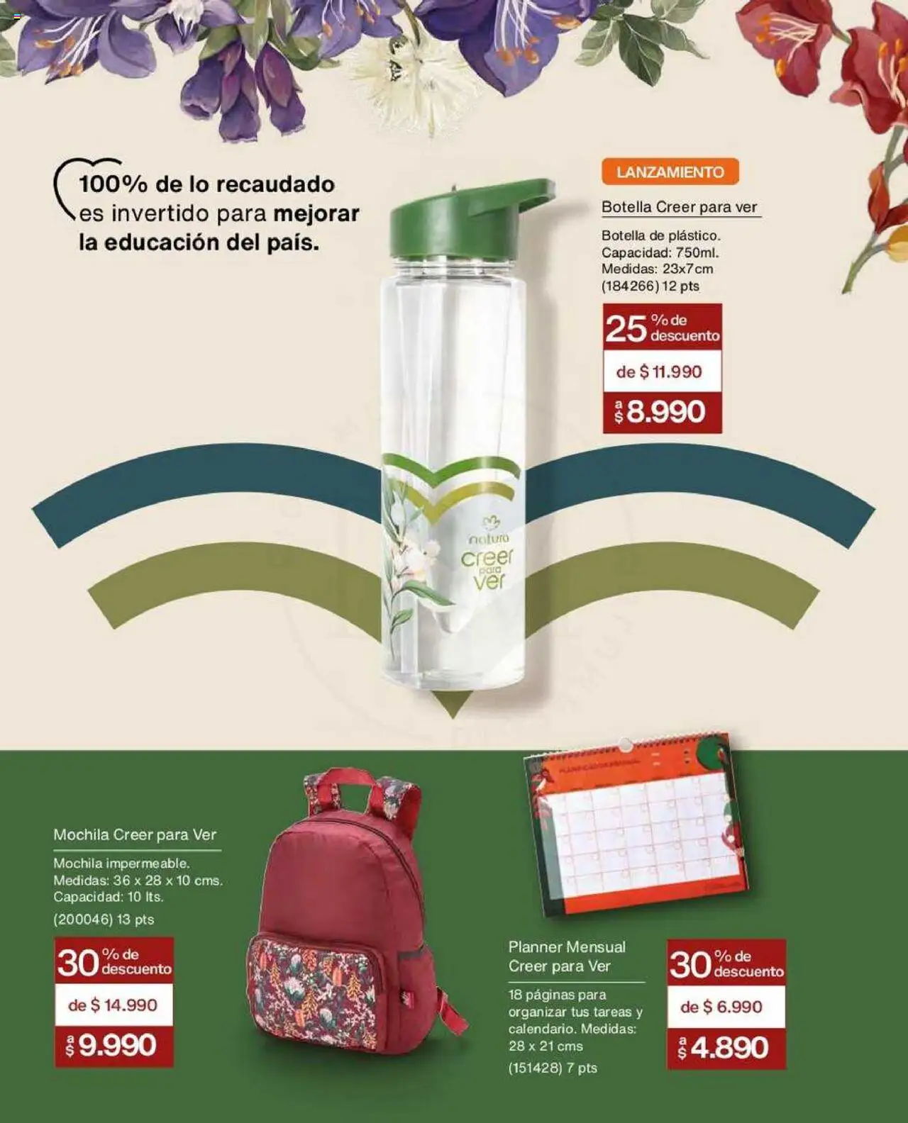 Natura catálogo │ válido desde el 26.06.2025 | Página: 146 | Productos: Botella, Mochila