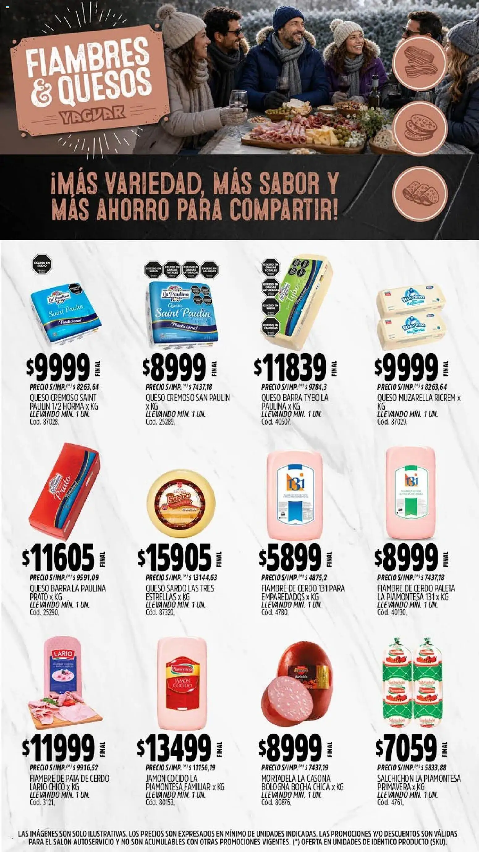 Yaguar - Oferta Semanal San Juan │ válido desde el 20/07/2026 | Página: 5 | Productos: Jamón cocido, Paleta, Jamón, Cerdo