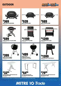 Preview of Mitre 10 Max Your Tax Back - valid from 13.05.2026 | Page: 23 | Products: Table, Light, Accessories, Kettle
