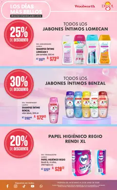 Vista previa de Del Sol y Woolworth catálogo, nuevo folleto de la tienda, válido en México a partir del 14.05.2026 | Página: 17