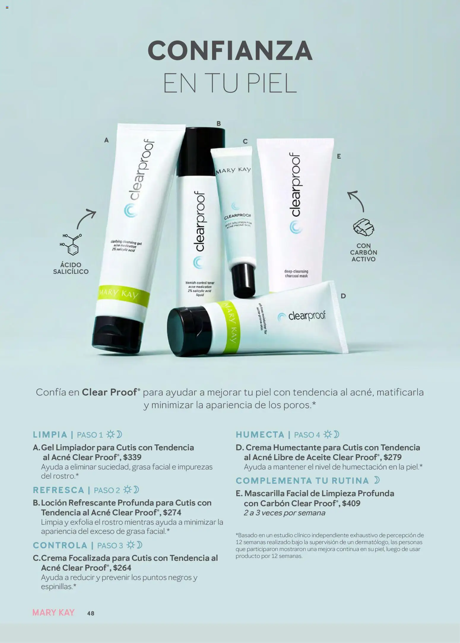 Nuevas ofertas de Mary Kay válidas en toda la República Mexicana desde el 01.03.2026. ¡Encuentra las mejores ofertas en Mary Kay catálogo! | Página: 48 | Productos: Aceite, Limpiador, Toner, Mascarilla