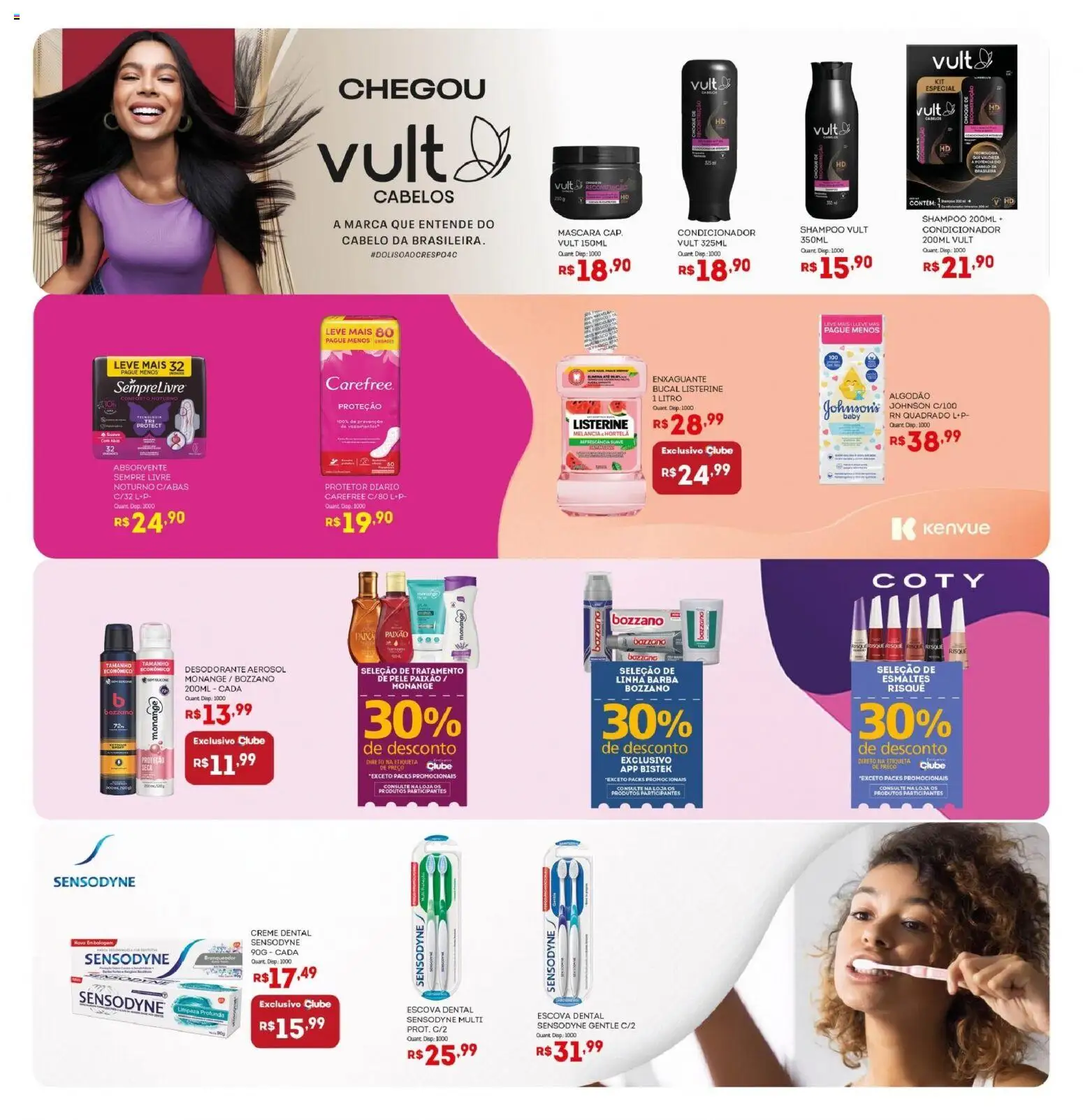 Bistek Supermercados Folheto - válido de 01/07/2026 | Página: 12 | Produtos: Shampoo, Hortelã, Escova, Creme