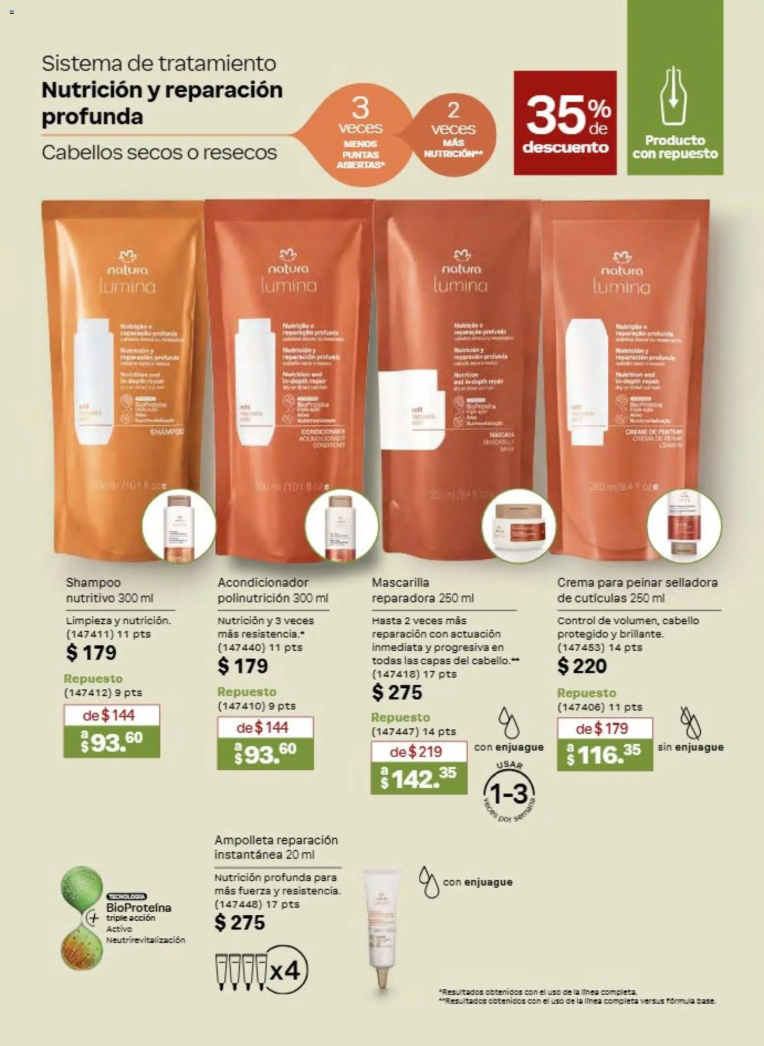 Nuevas ofertas de Natura válidas en toda la República Mexicana desde el 21/08/2026. ¡Encuentra las mejores ofertas en Natura campaña 13 2026! | Página: 125 | Productos: Crema, Shampoo, Mascarilla, Acondicionador
