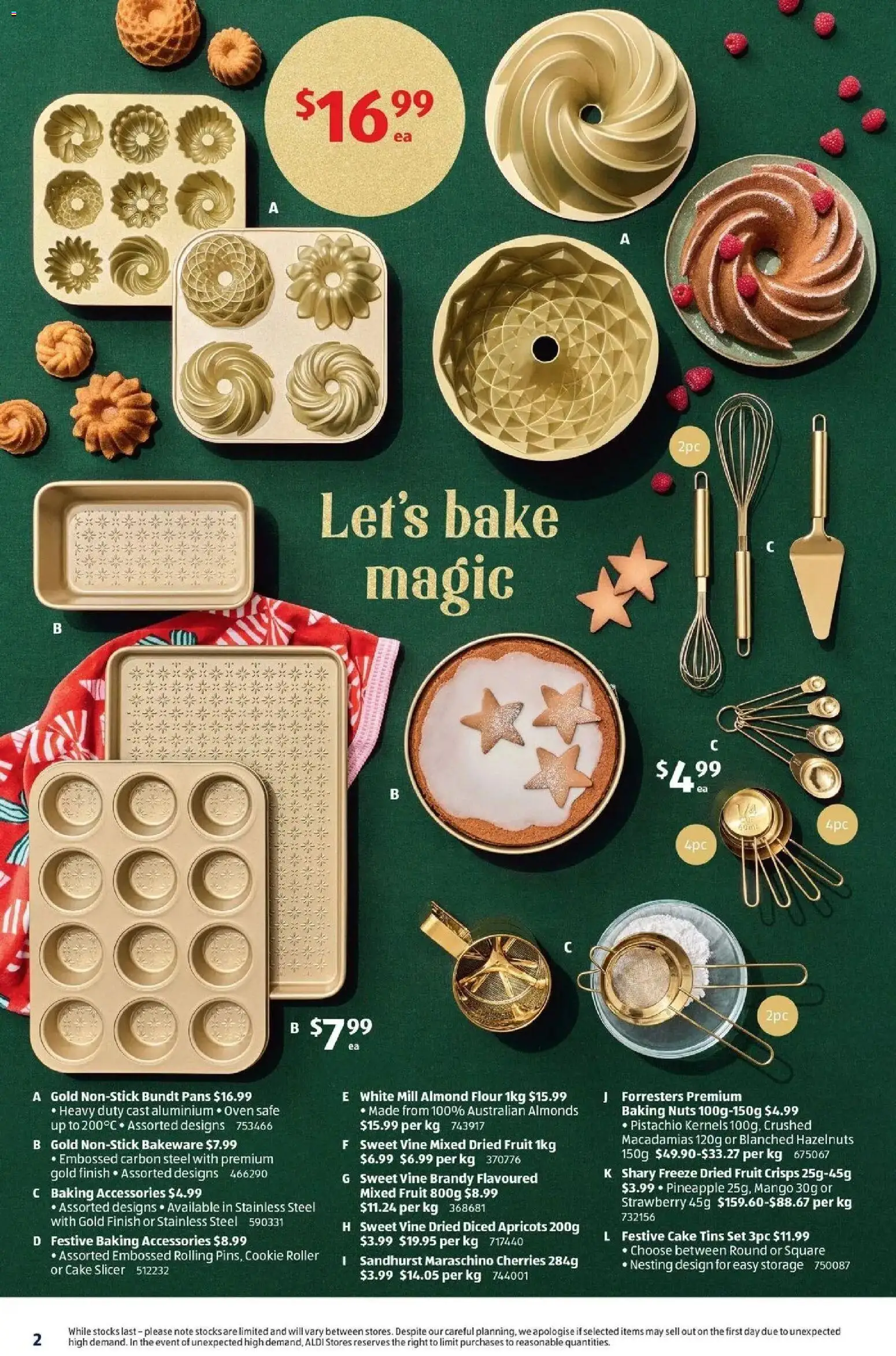 Aldi catalogue - valid from 07/10/2026 | Page: 2 | Products: Cherries, Mango, Hazelnuts, Slicer