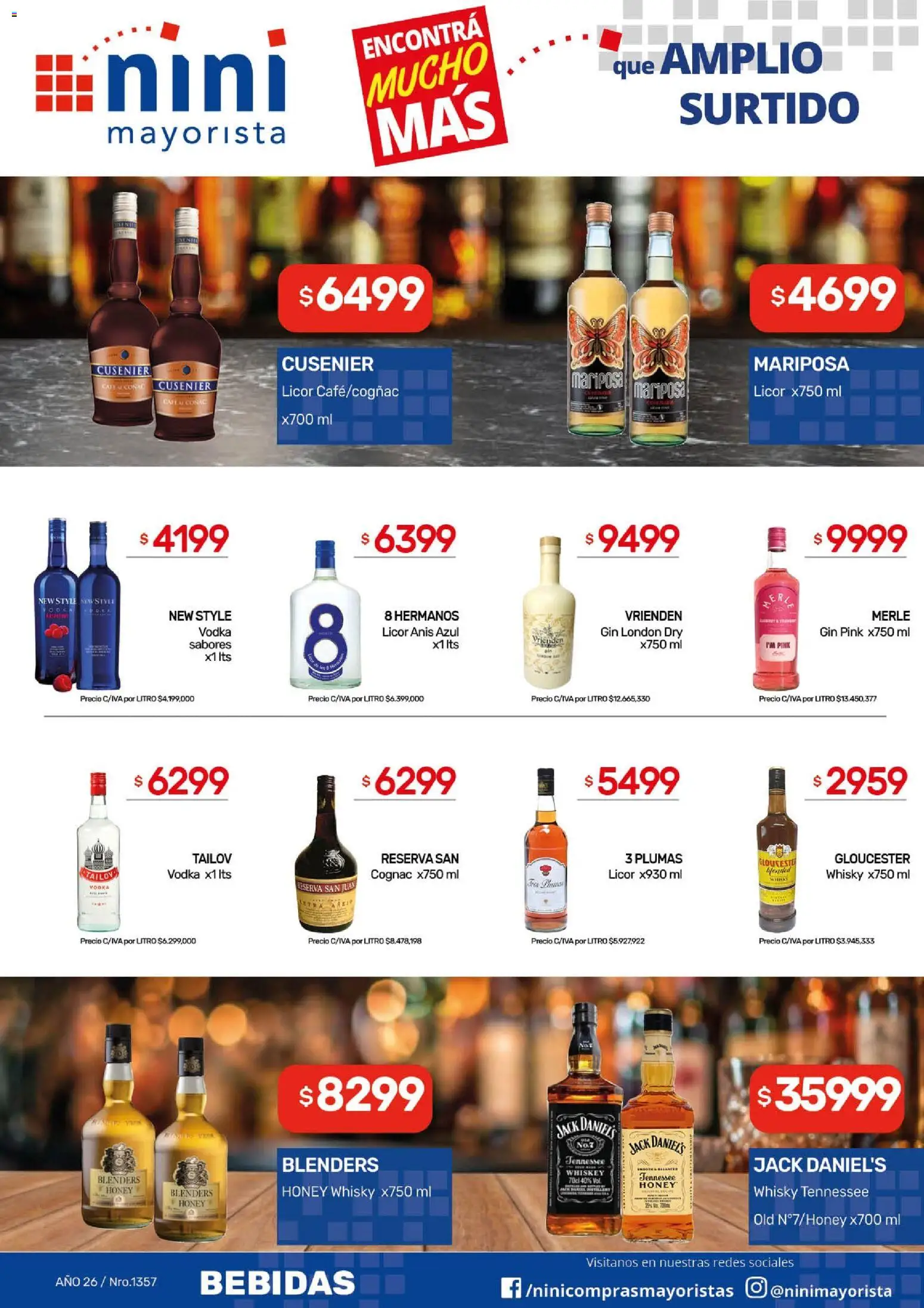 NINI Mayorista ofertas │ válido desde el 27.04.2026 | Página: 18 | Productos: Vodka, Whisky, Whiskey, Café