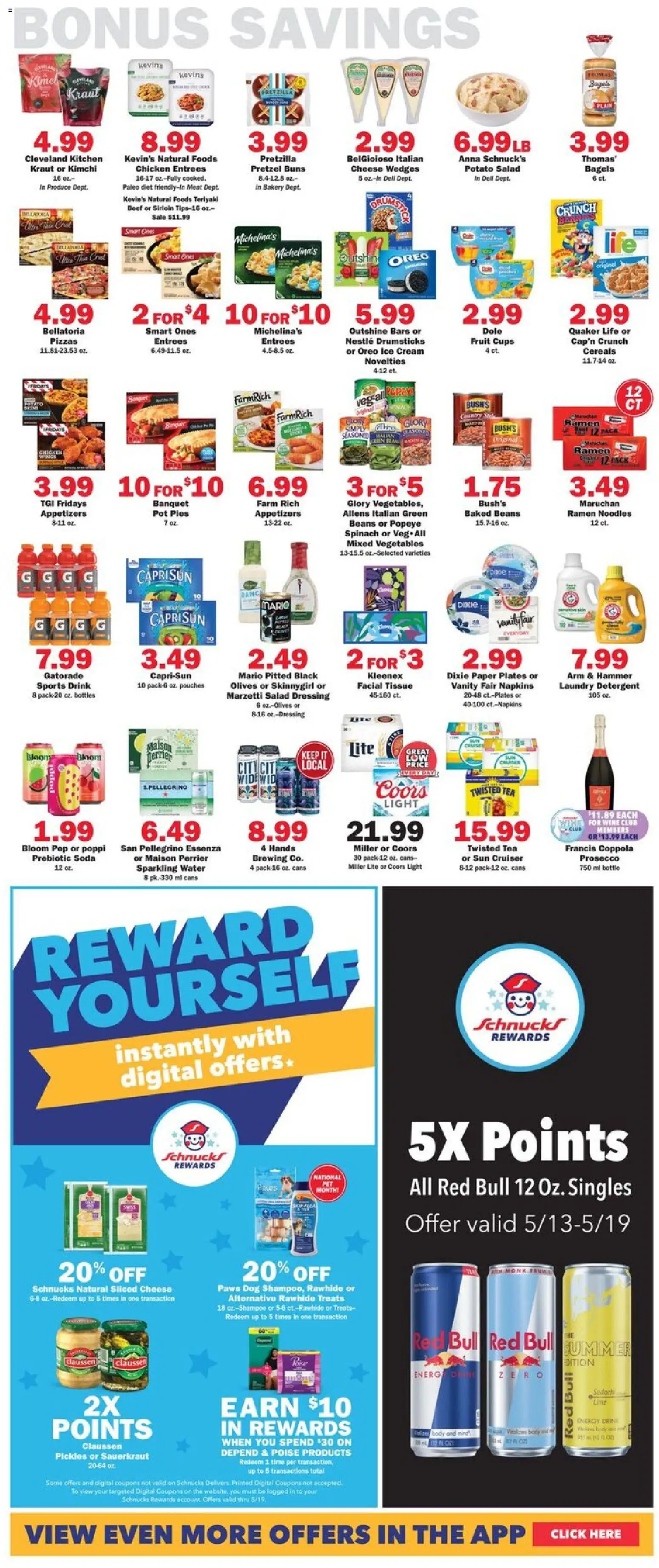 Schnucks Weekly Print Ad - MO - valid from 13.05.2026 | Page: 5 | Products: Hammer, Detergent, Cream, Ice cream