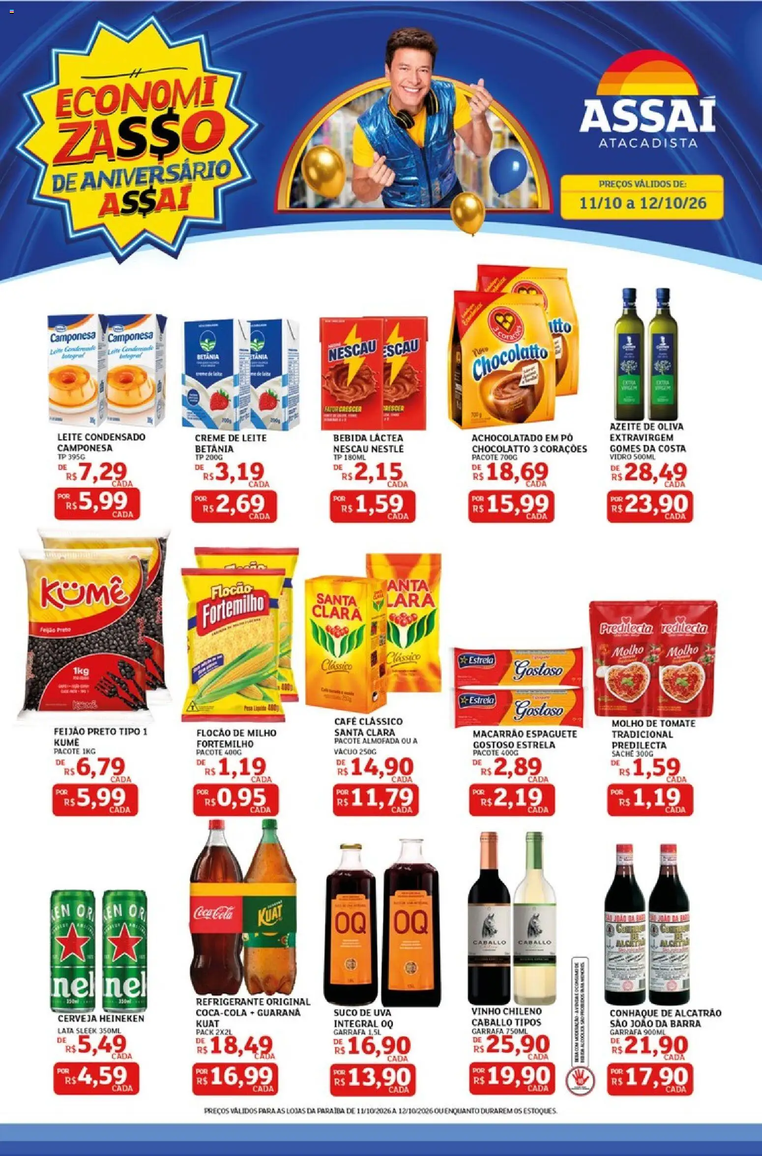 Assaí Atacadista Folheto - válido de 11/10/2026 | Página: 1