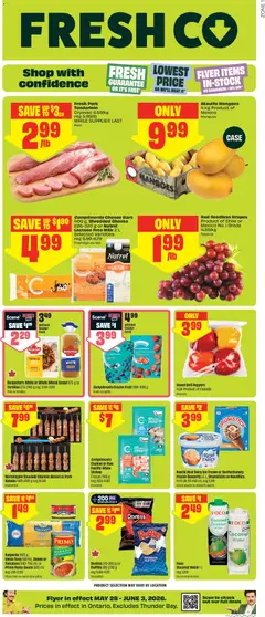 Preview of FreshCo weekly flyer / circulaire from shop FreshCo valid from 28.05.2026